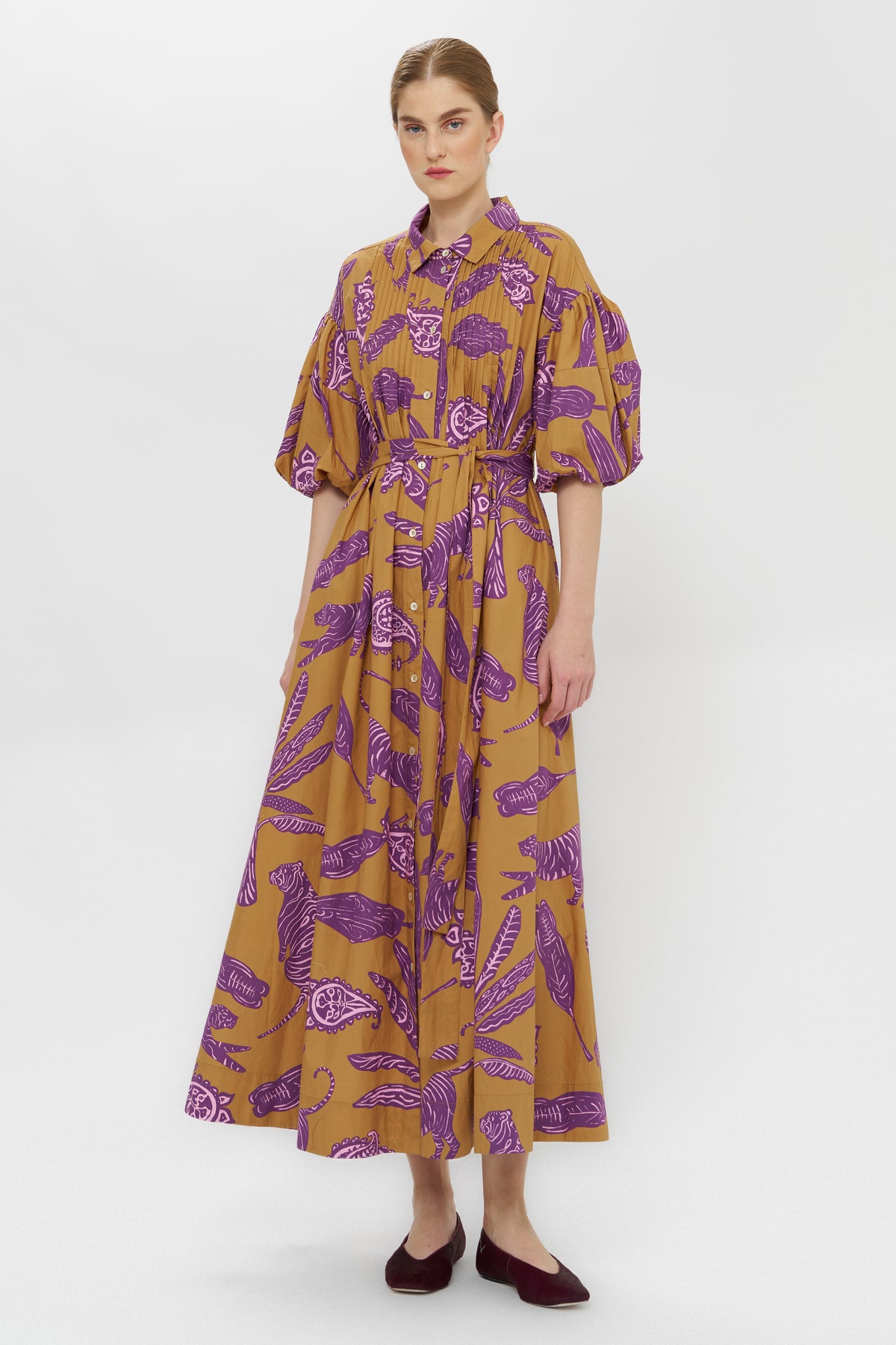 Serena Dress- Bengal Toffee