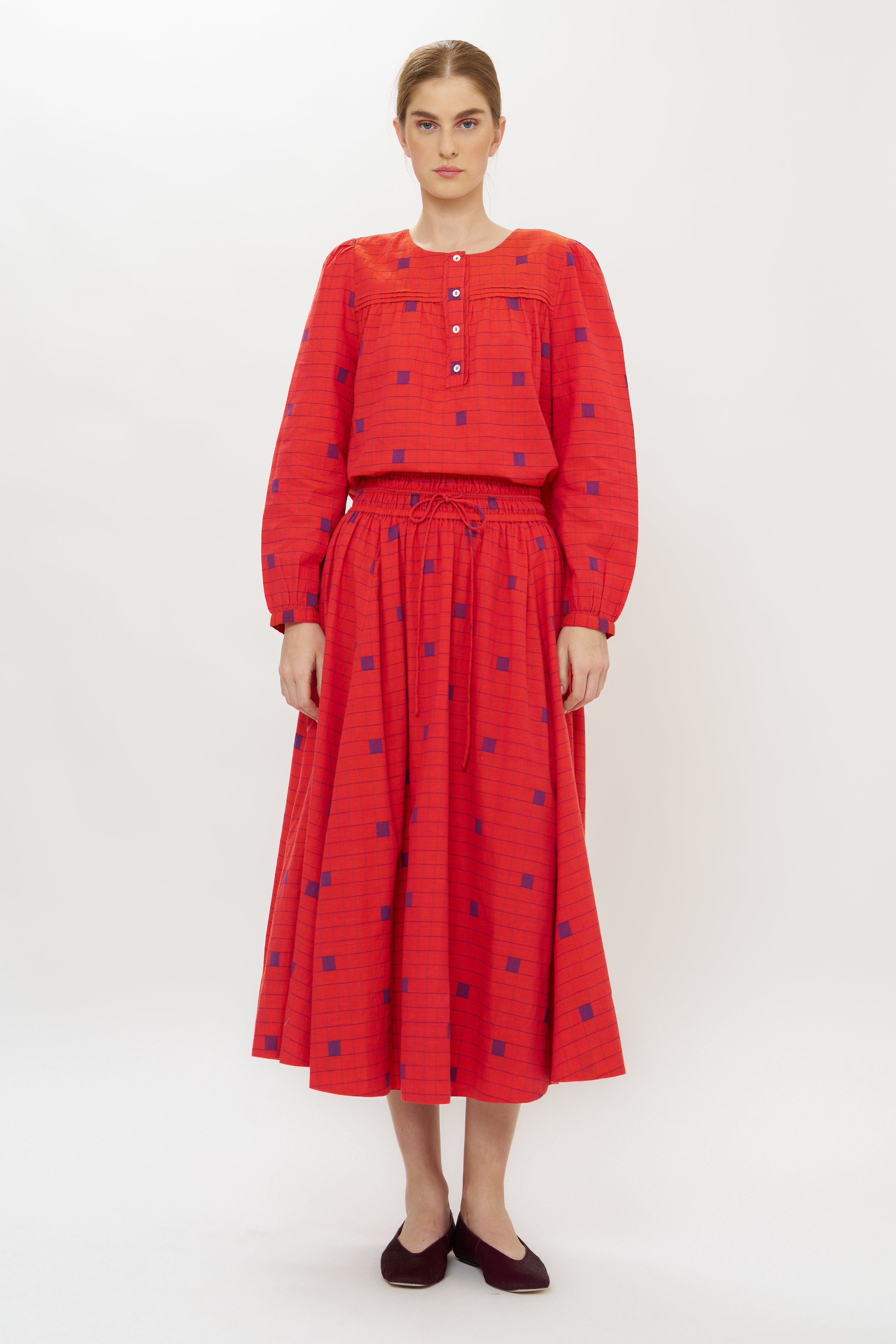 Rina Skirt- Samur Red