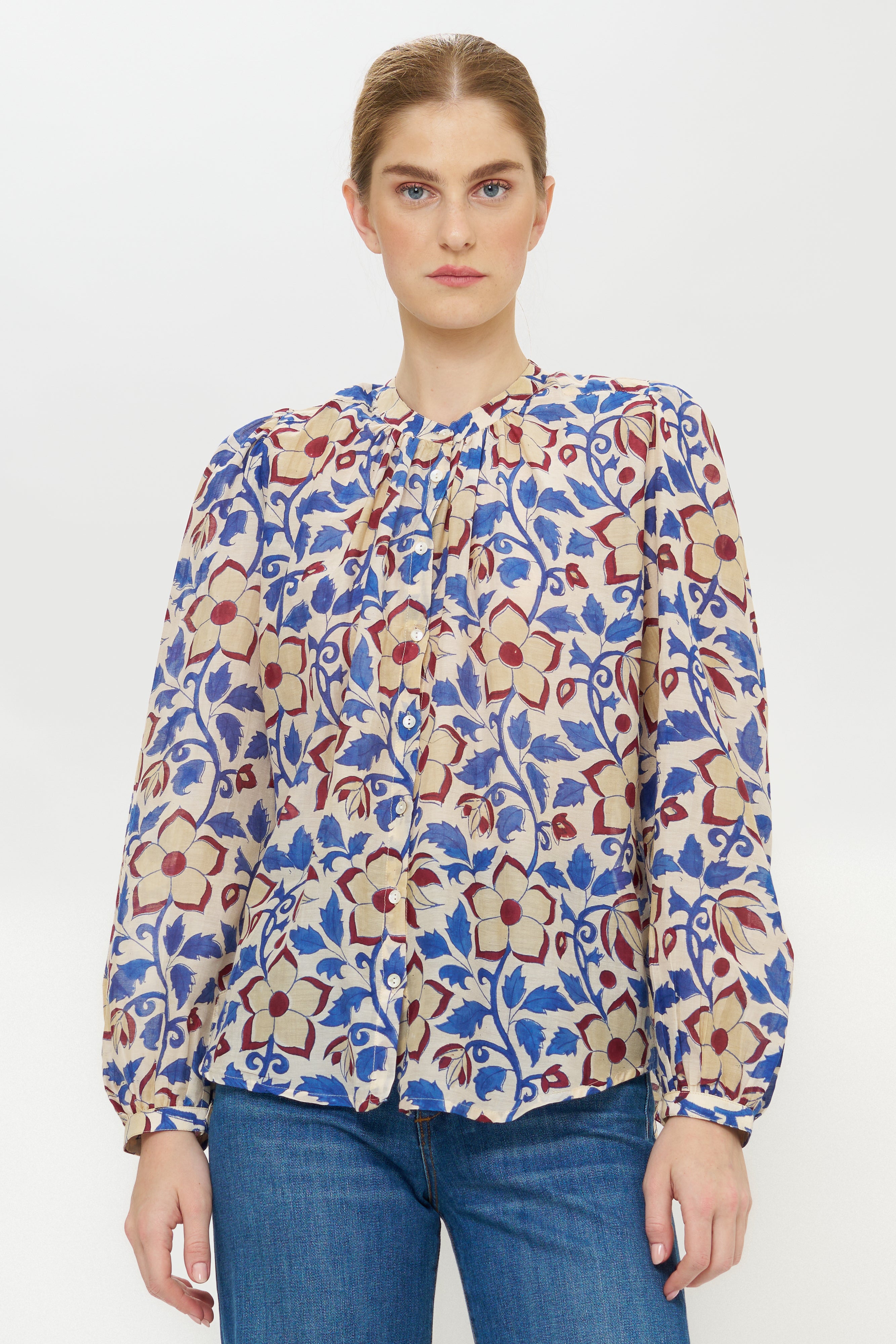 Marni Blouse- Kildare Blue