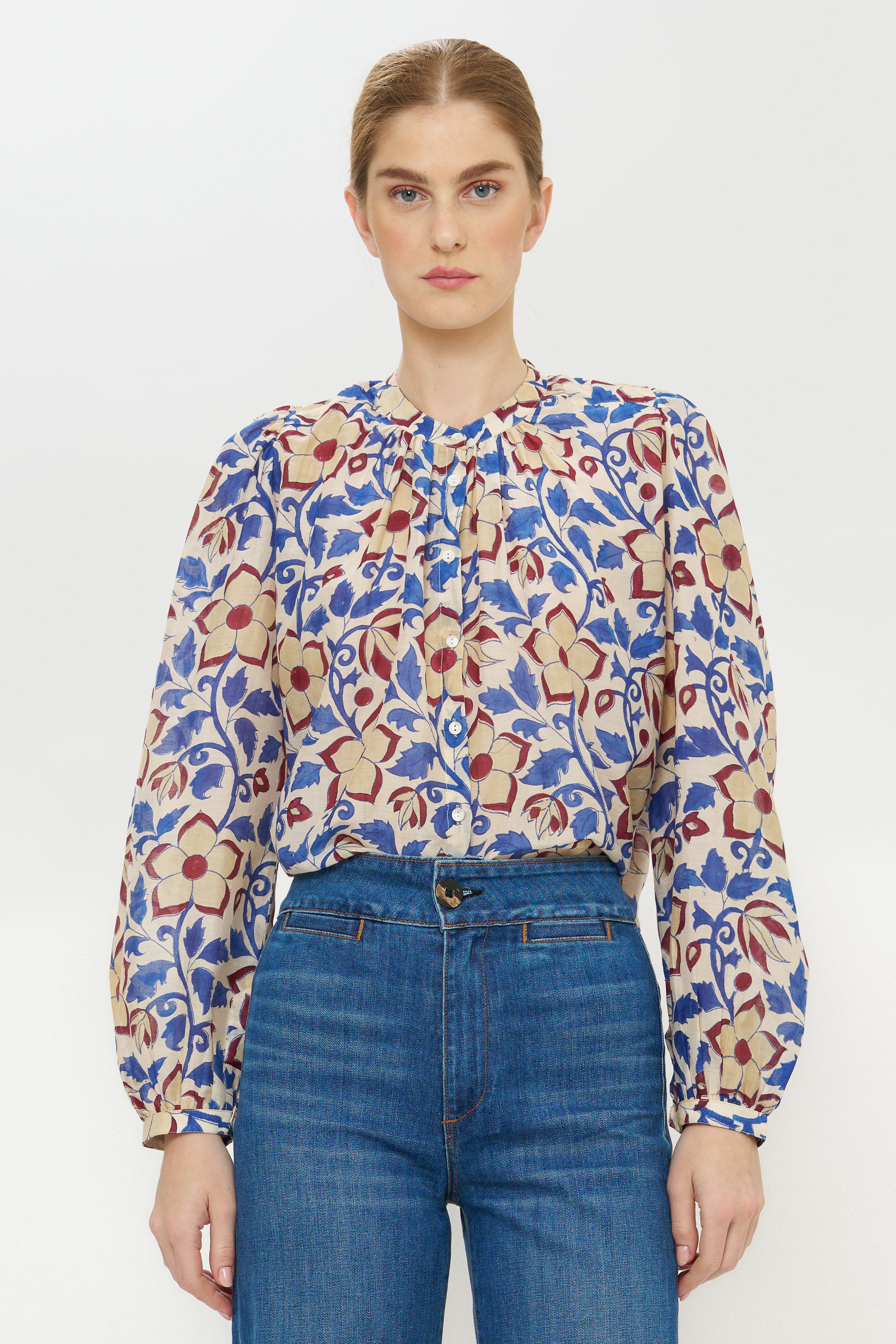 Marni Blouse- Kildare Blue