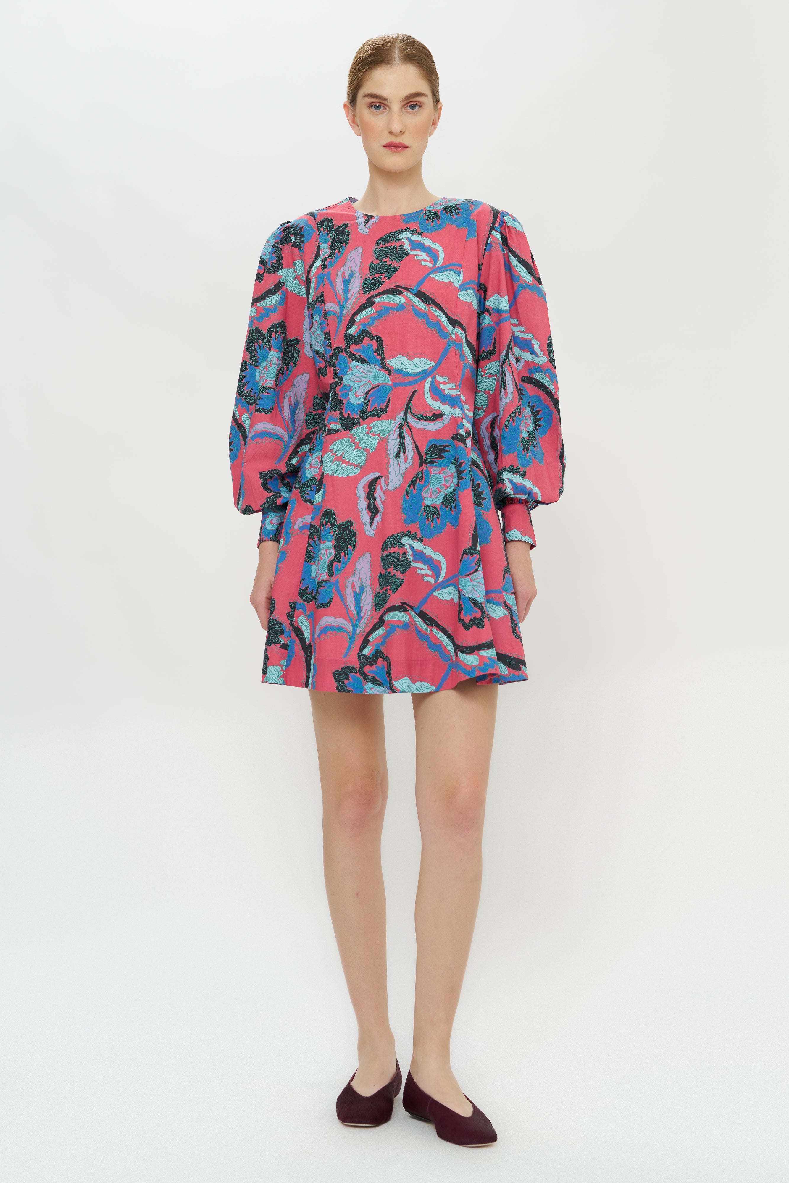 Felicity Dress- Bergamo Cinnamon