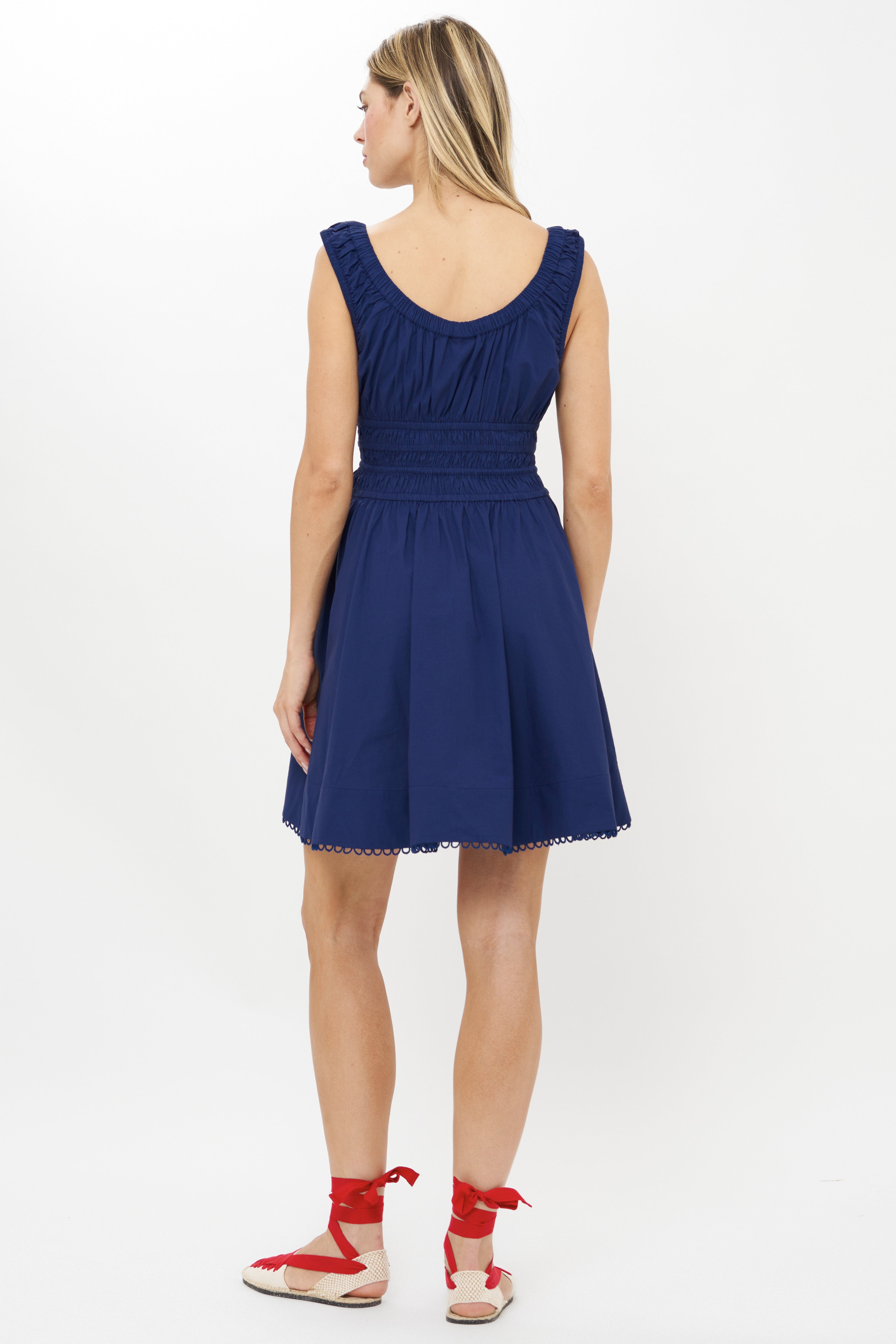 Harper Mini Dress- Tisbury Navy