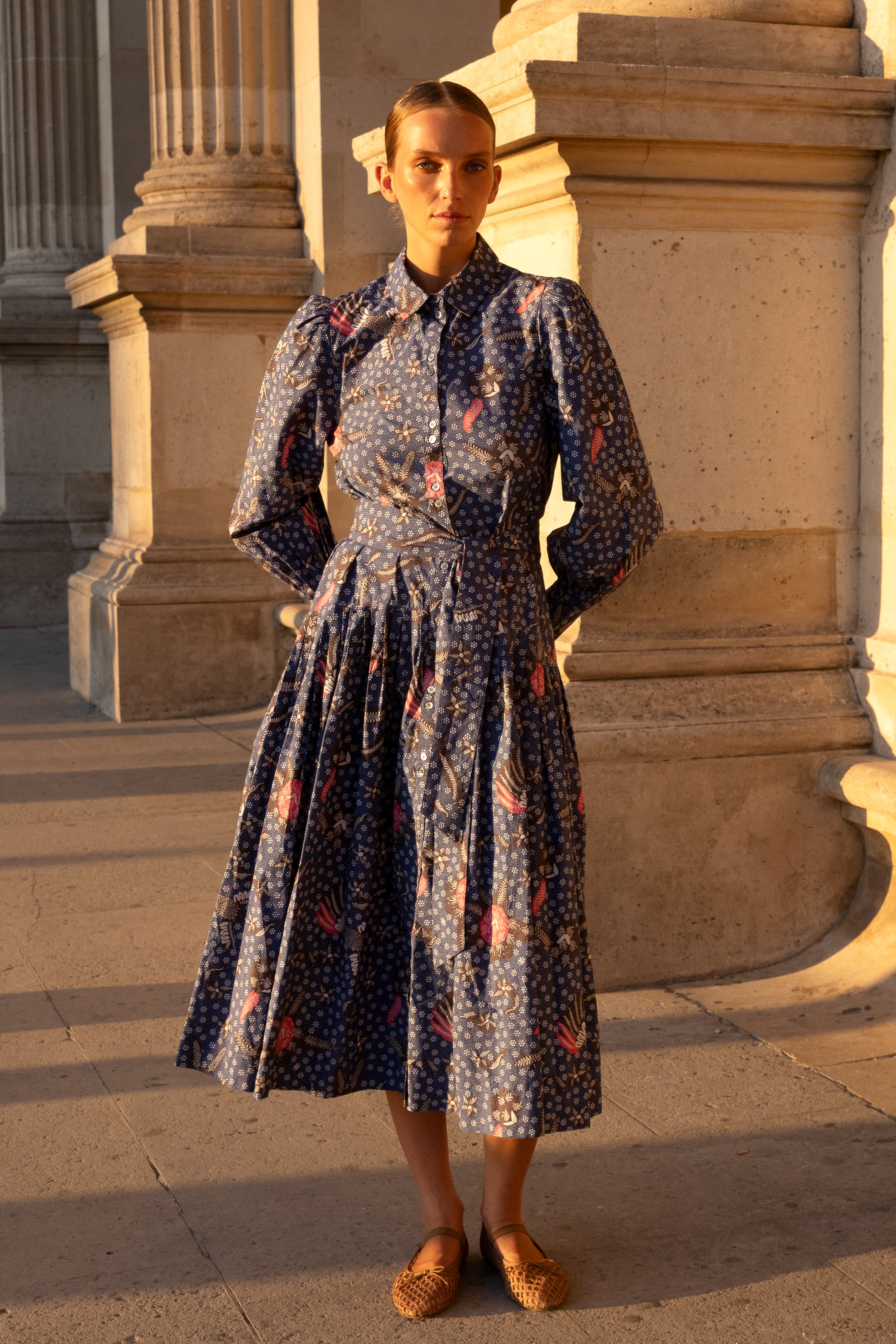 Nora Dress- Bali Navy