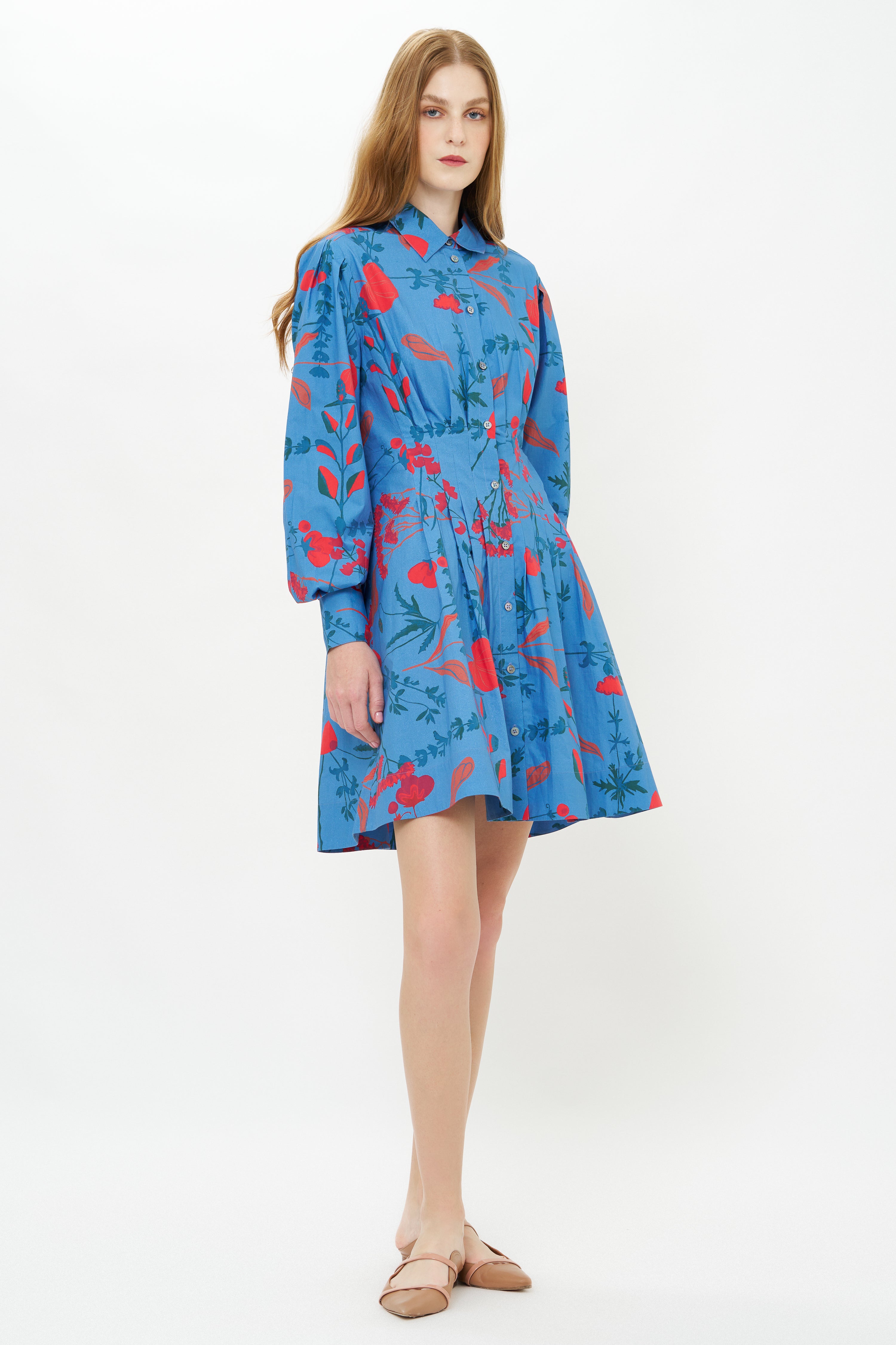 Elizabeth Dress- Bartram Blue