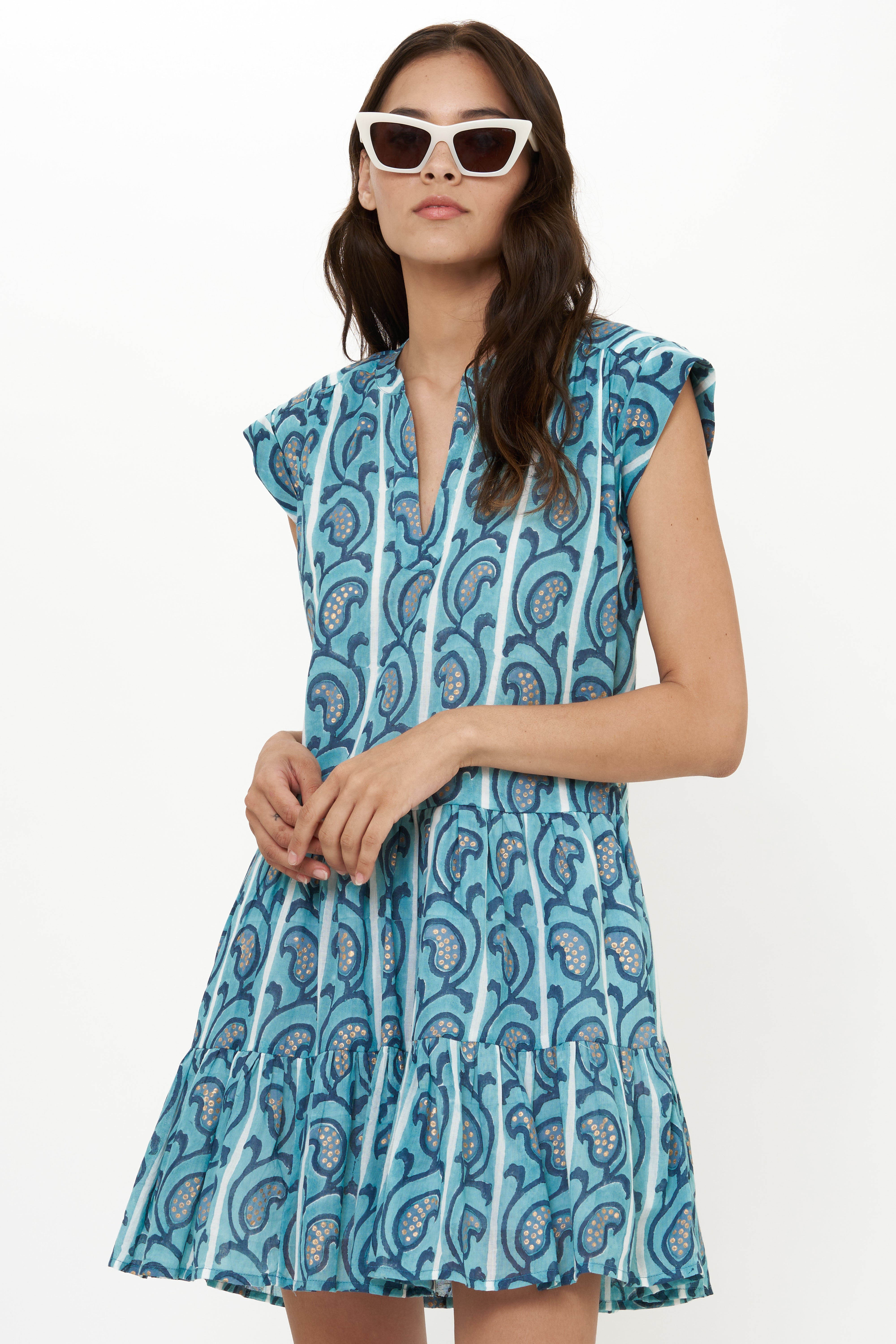 Roll Sleeve- Goa Blue