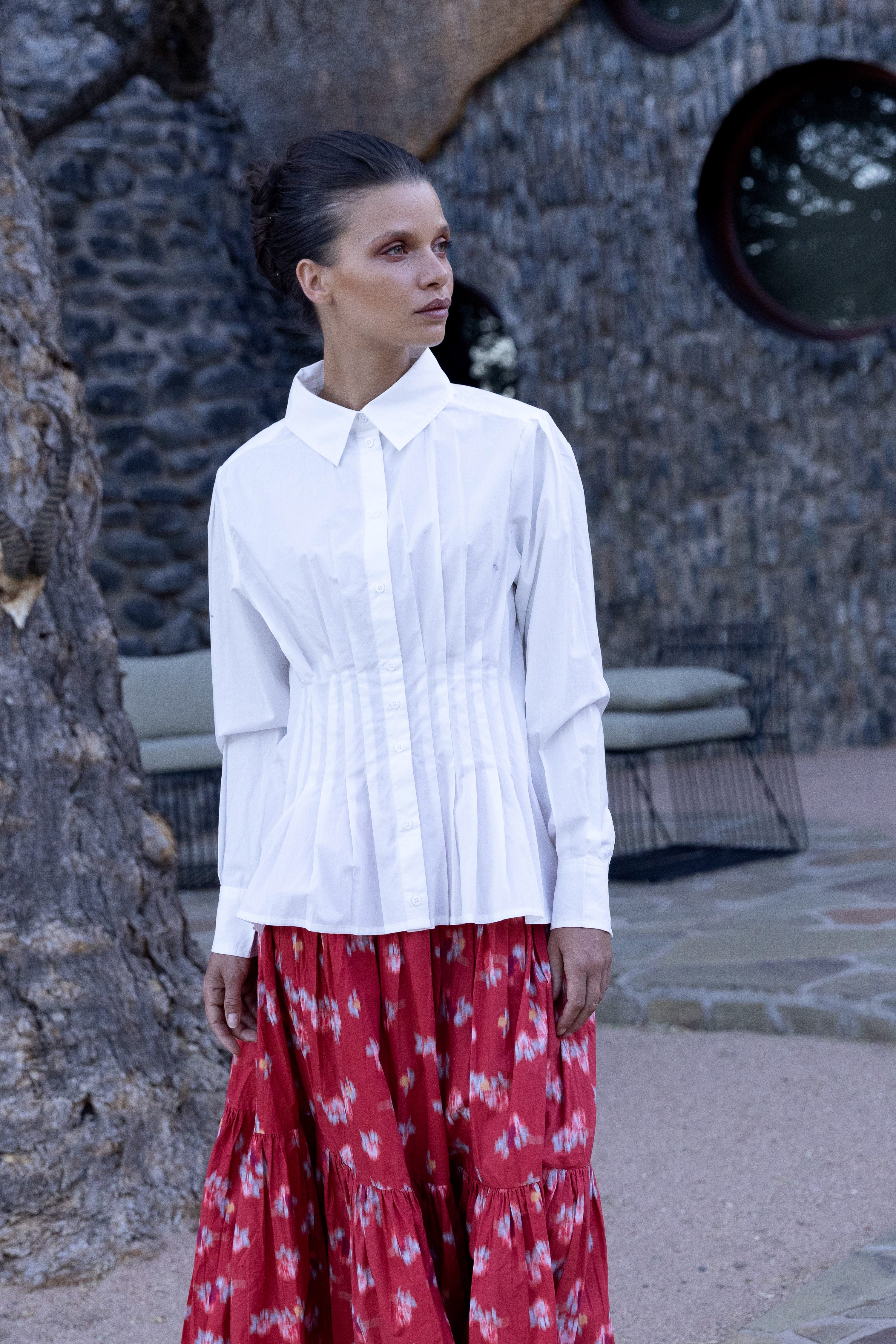 Elizabeth Top- Hepburn Cloud