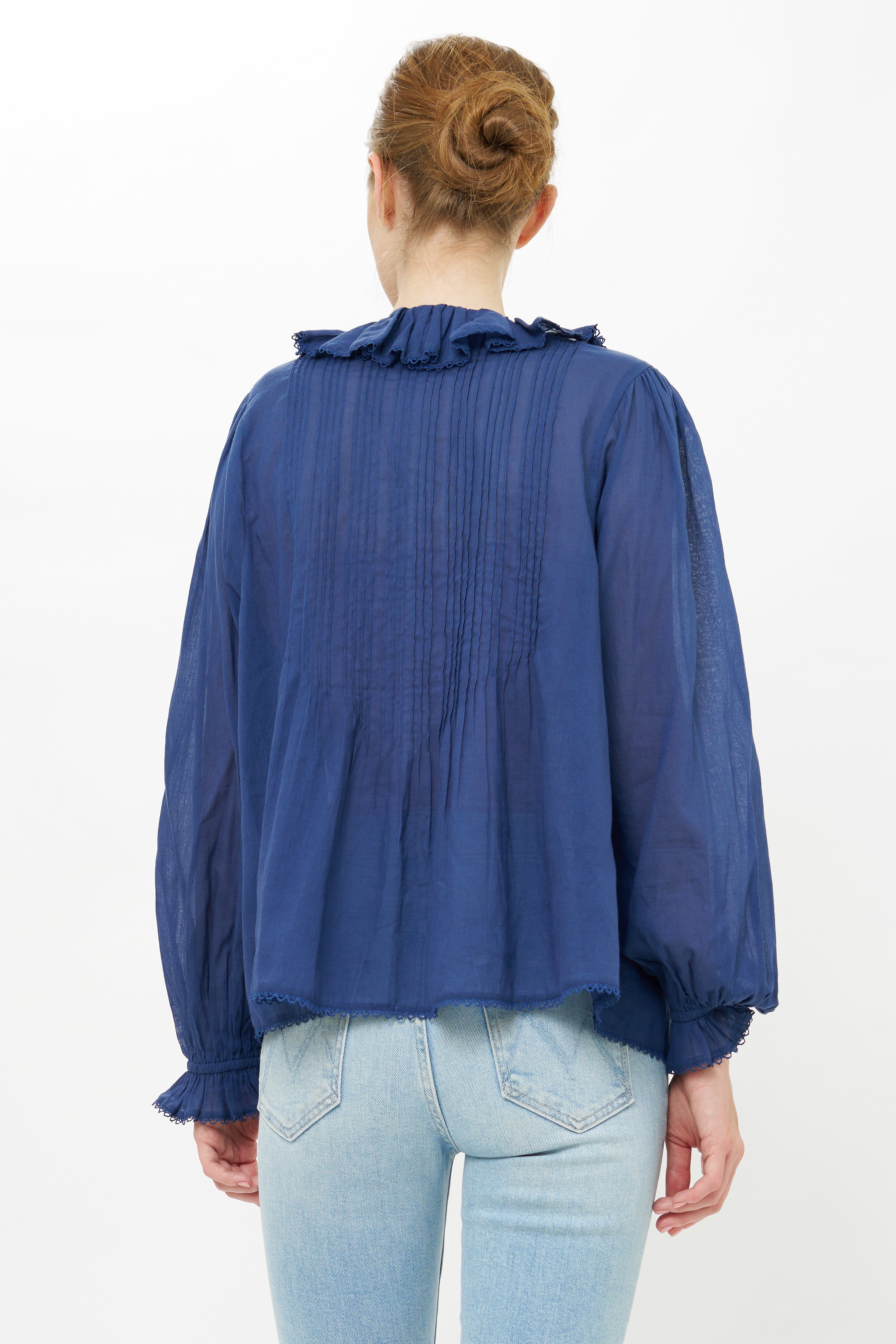 Mila Top- Hepburn Navy