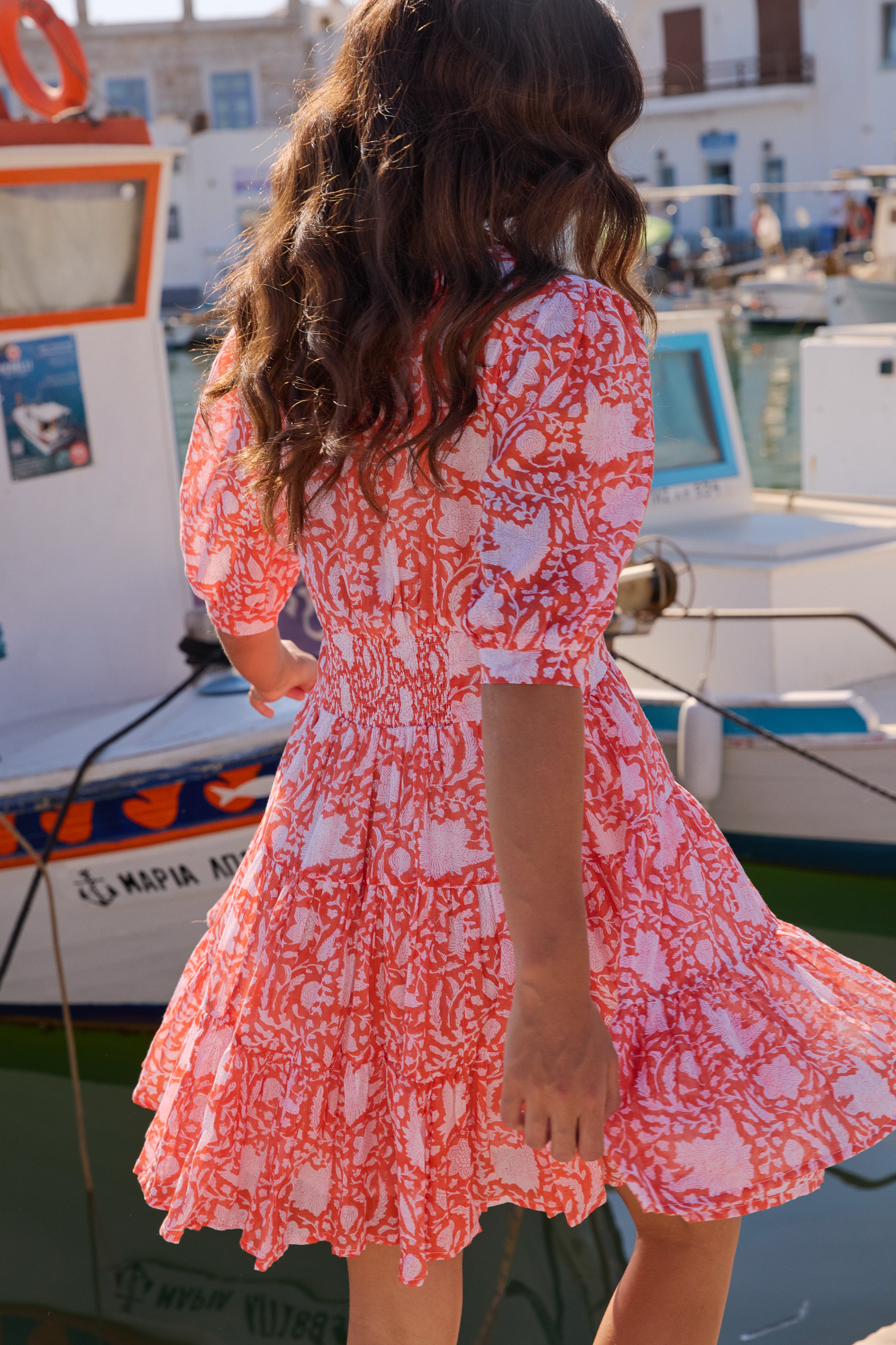 Margot Dress- Ivy Orange