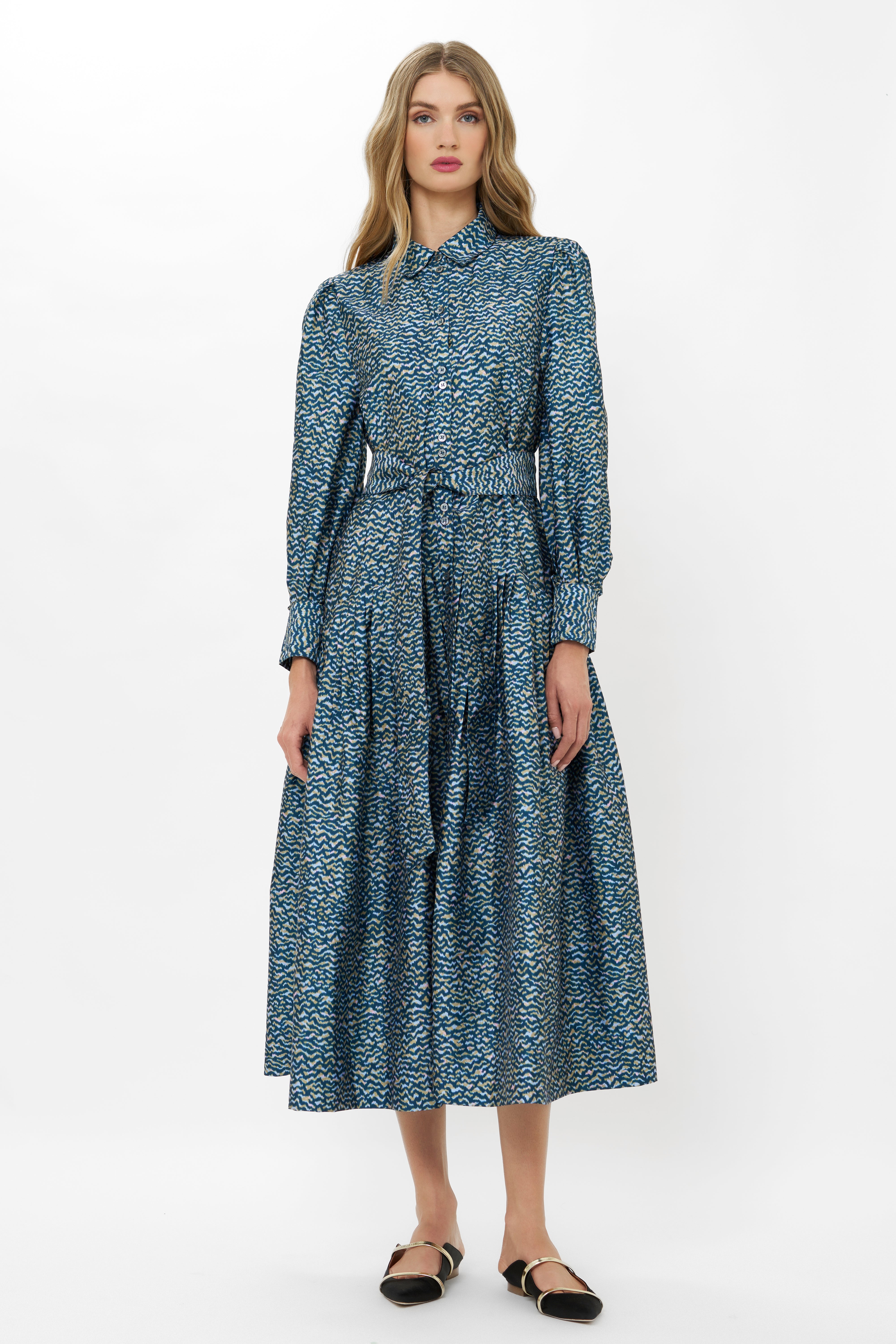 Nora Dress- Jag Navy