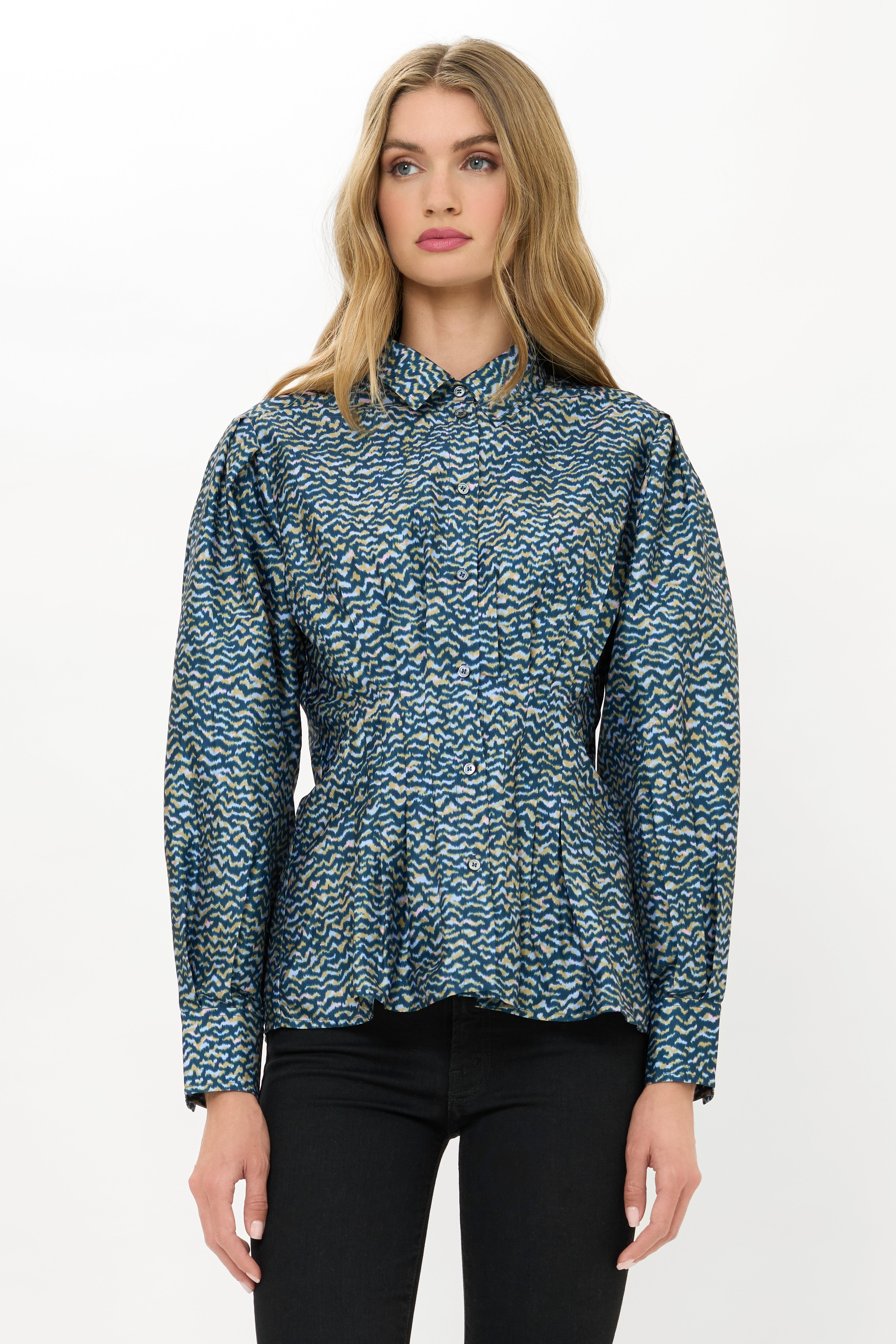 Elizabeth Top- Jag Navy