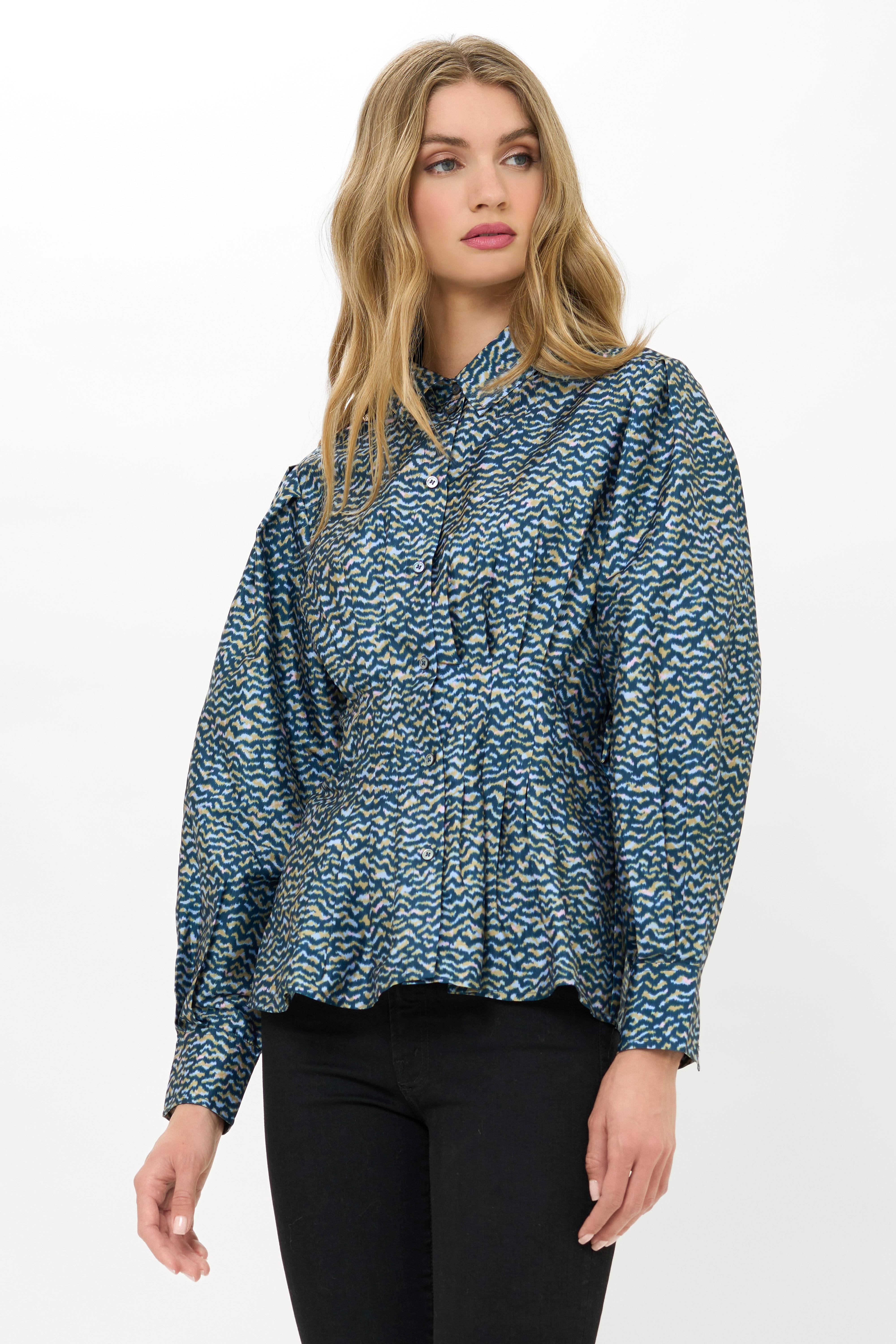 Elizabeth Top- Jag Navy