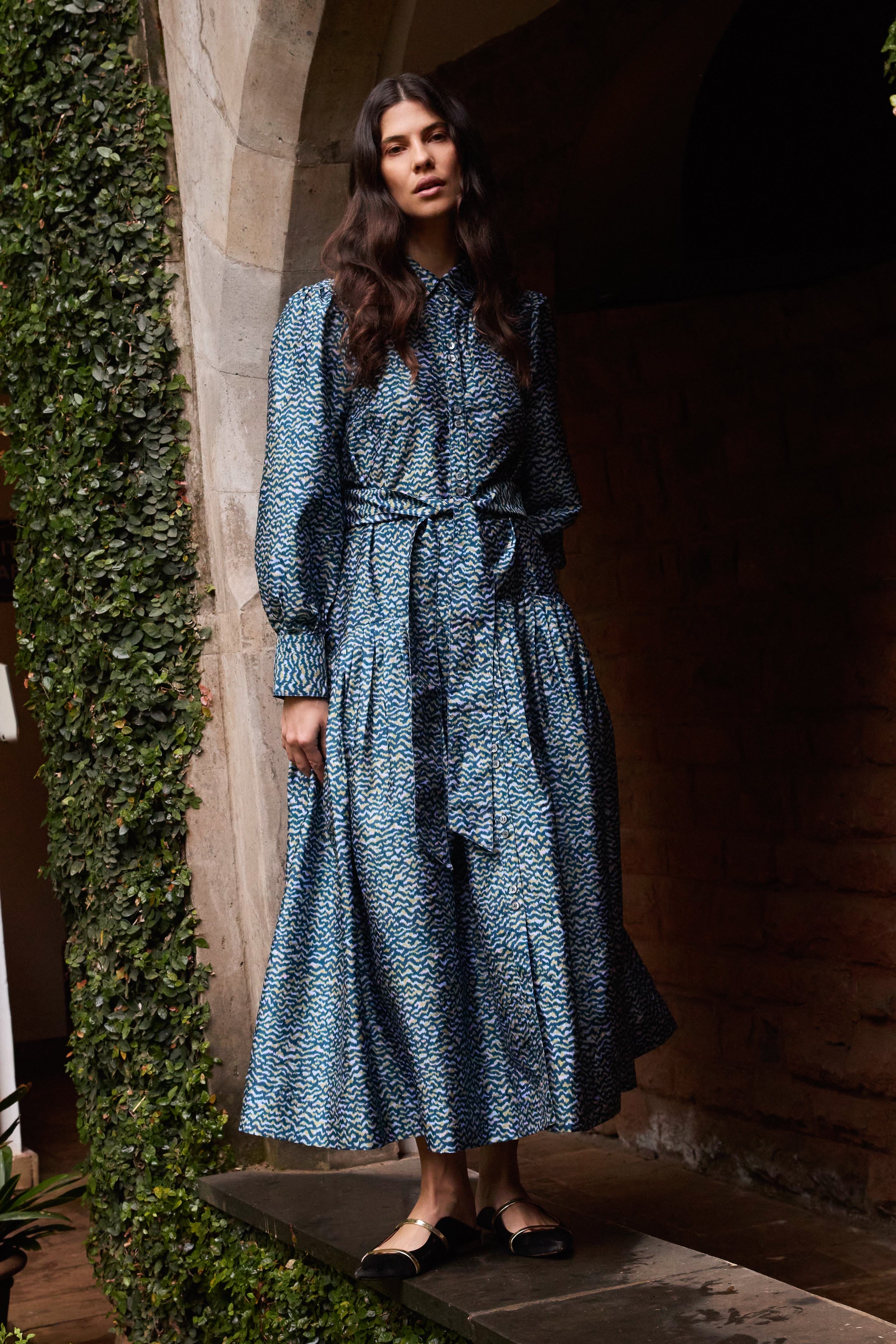 Nora Dress- Jag Navy