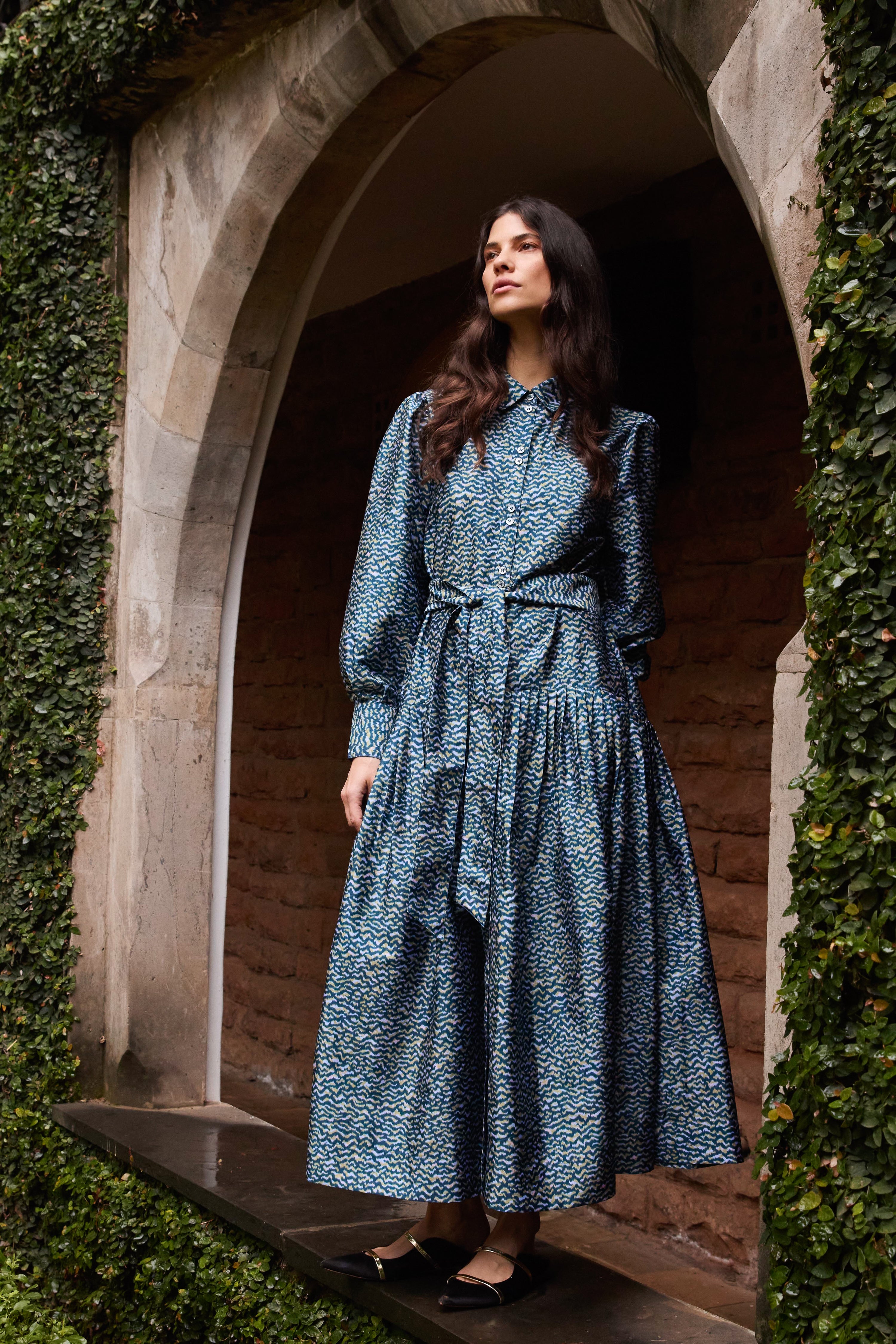 Nora Dress- Jag Navy