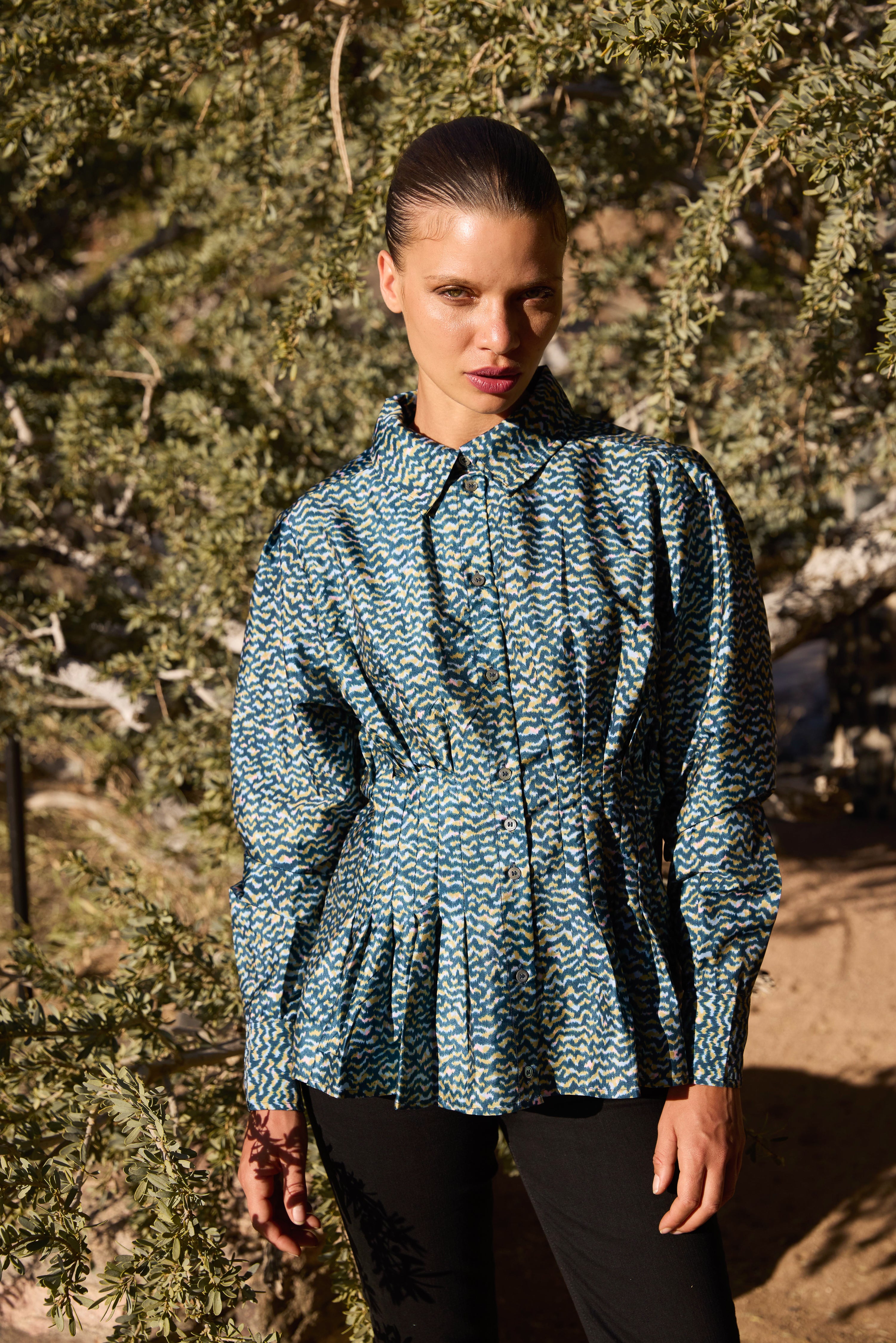 Elizabeth Top- Jag Navy