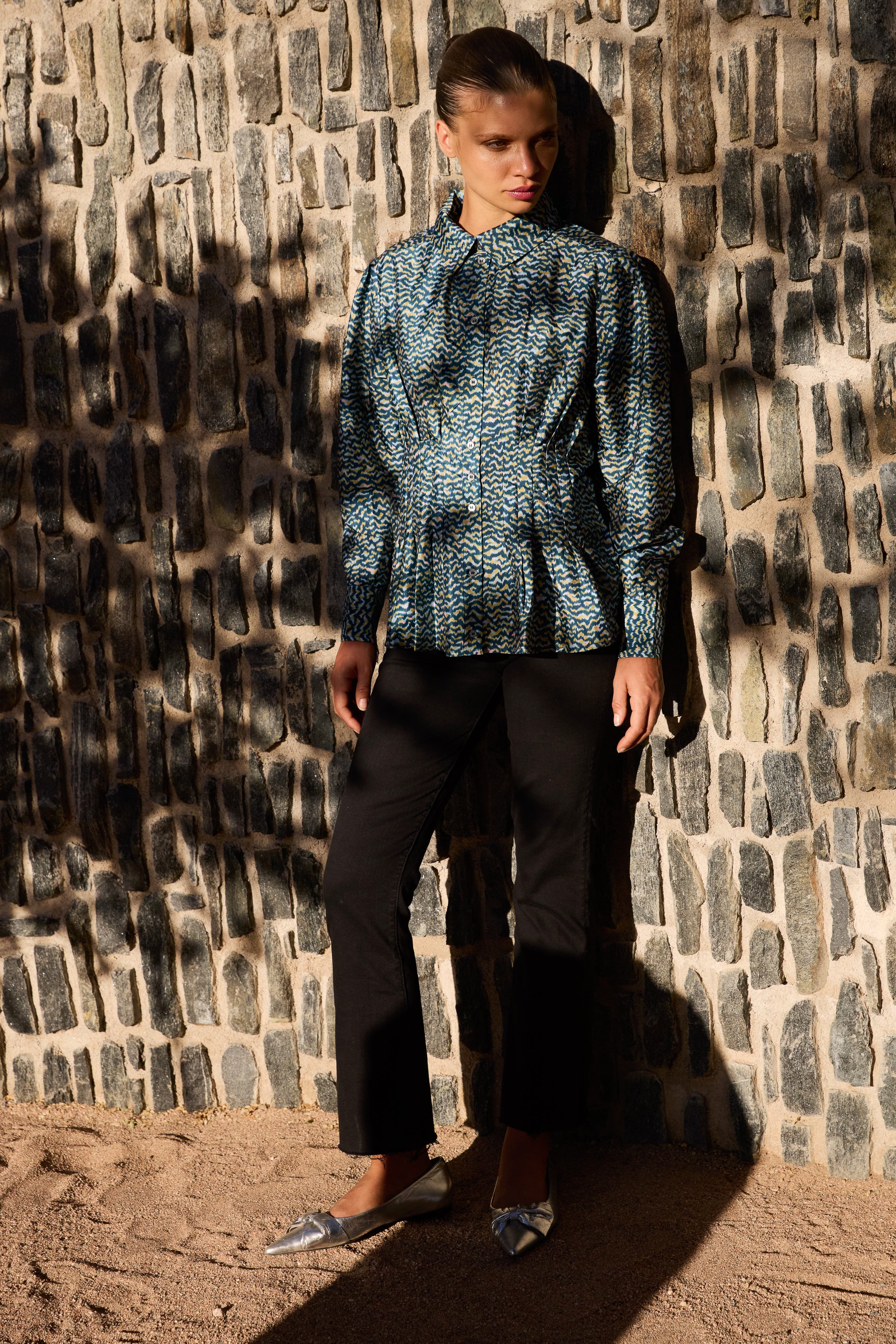 Elizabeth Top- Jag Navy