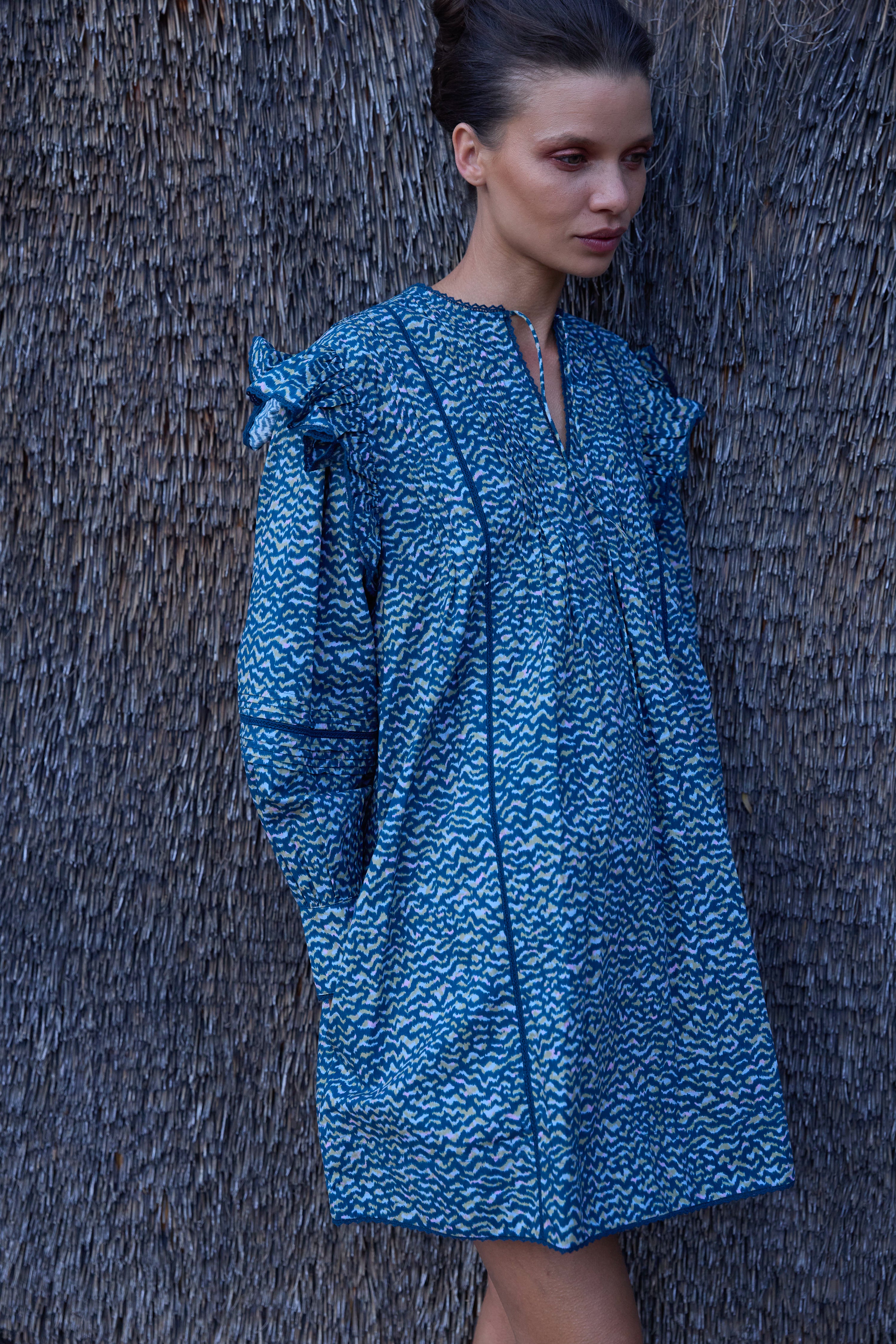 Madison Dress- Jag Navy
