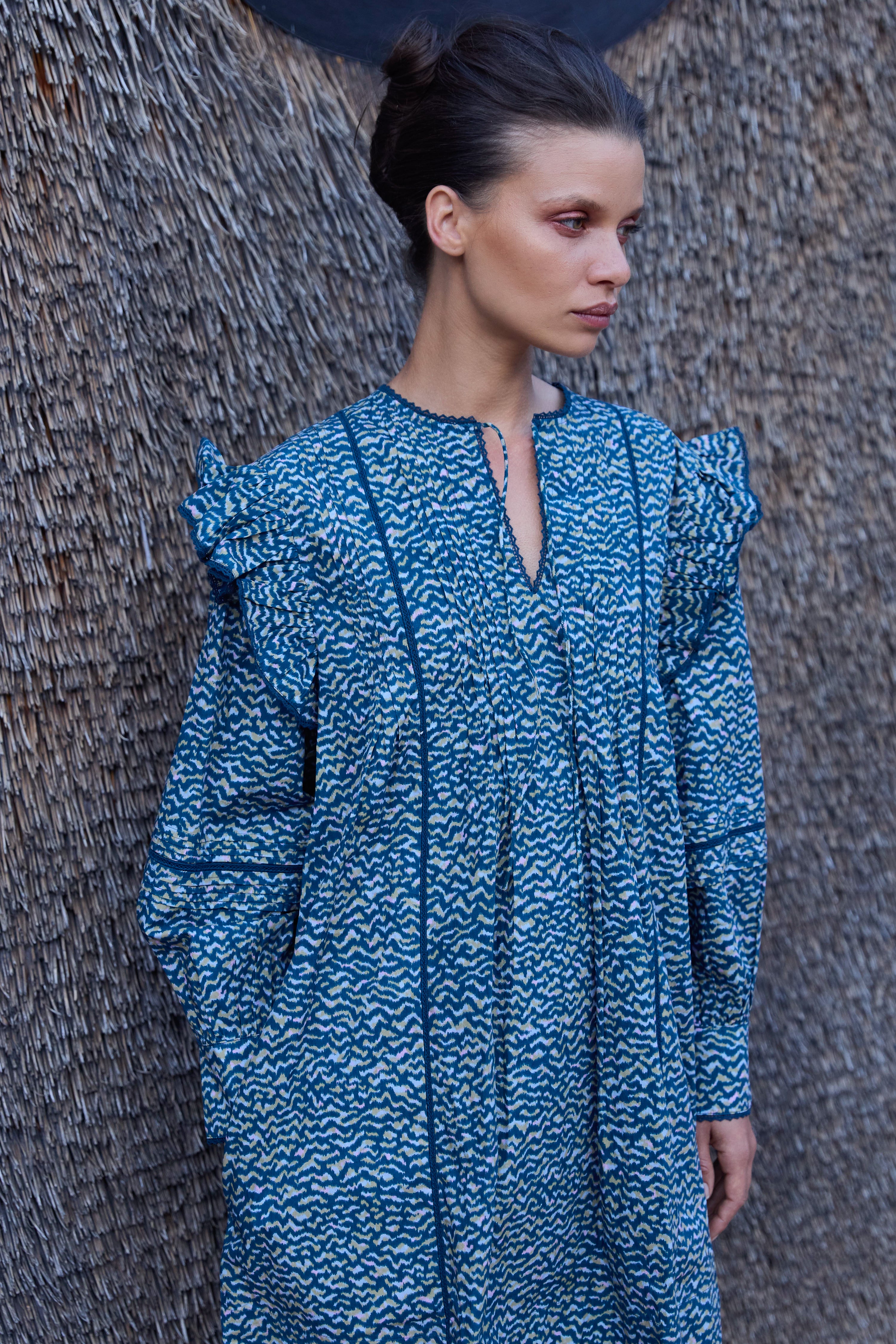 Madison Dress- Jag Navy