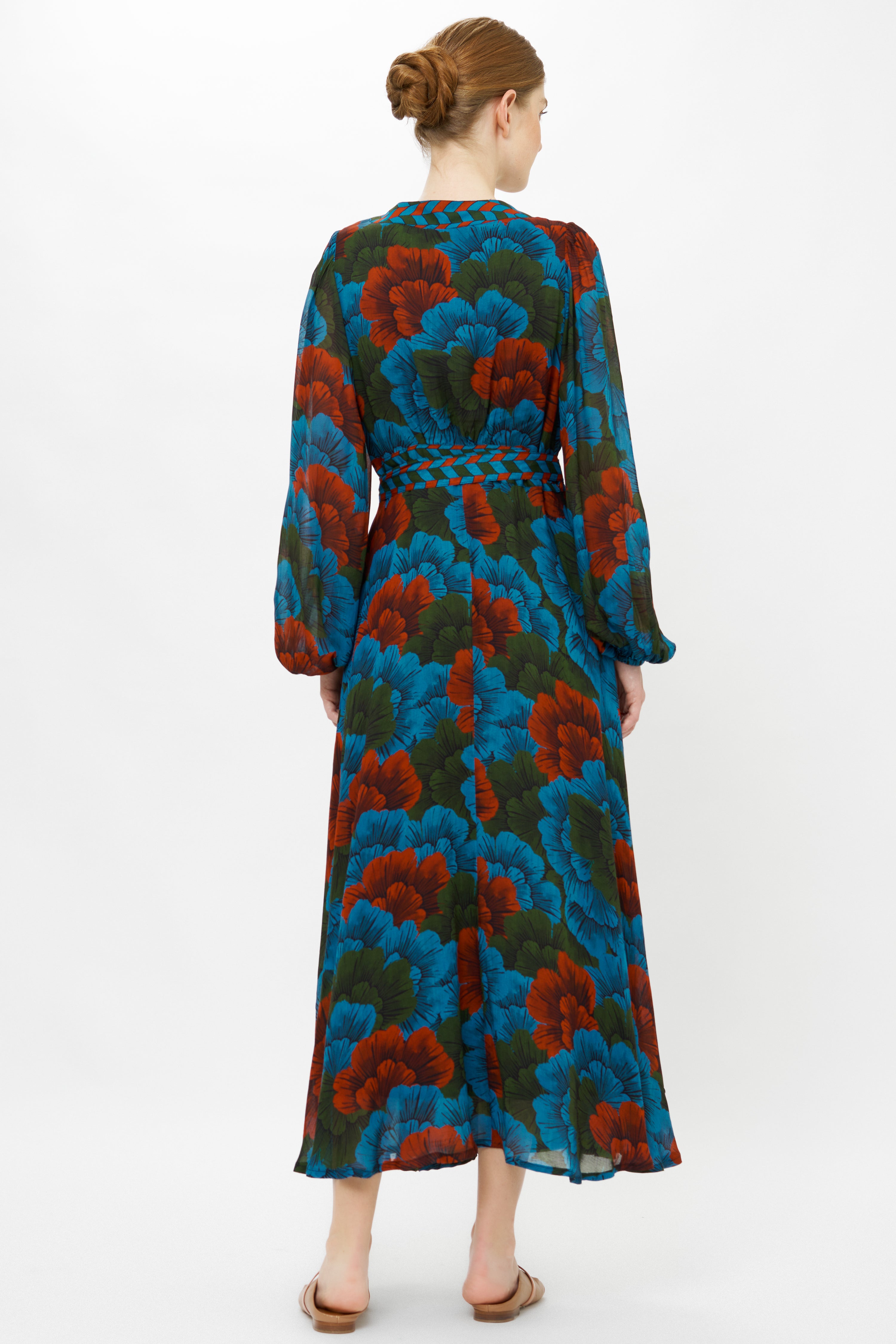 Wrap Dress- Madrid Blue