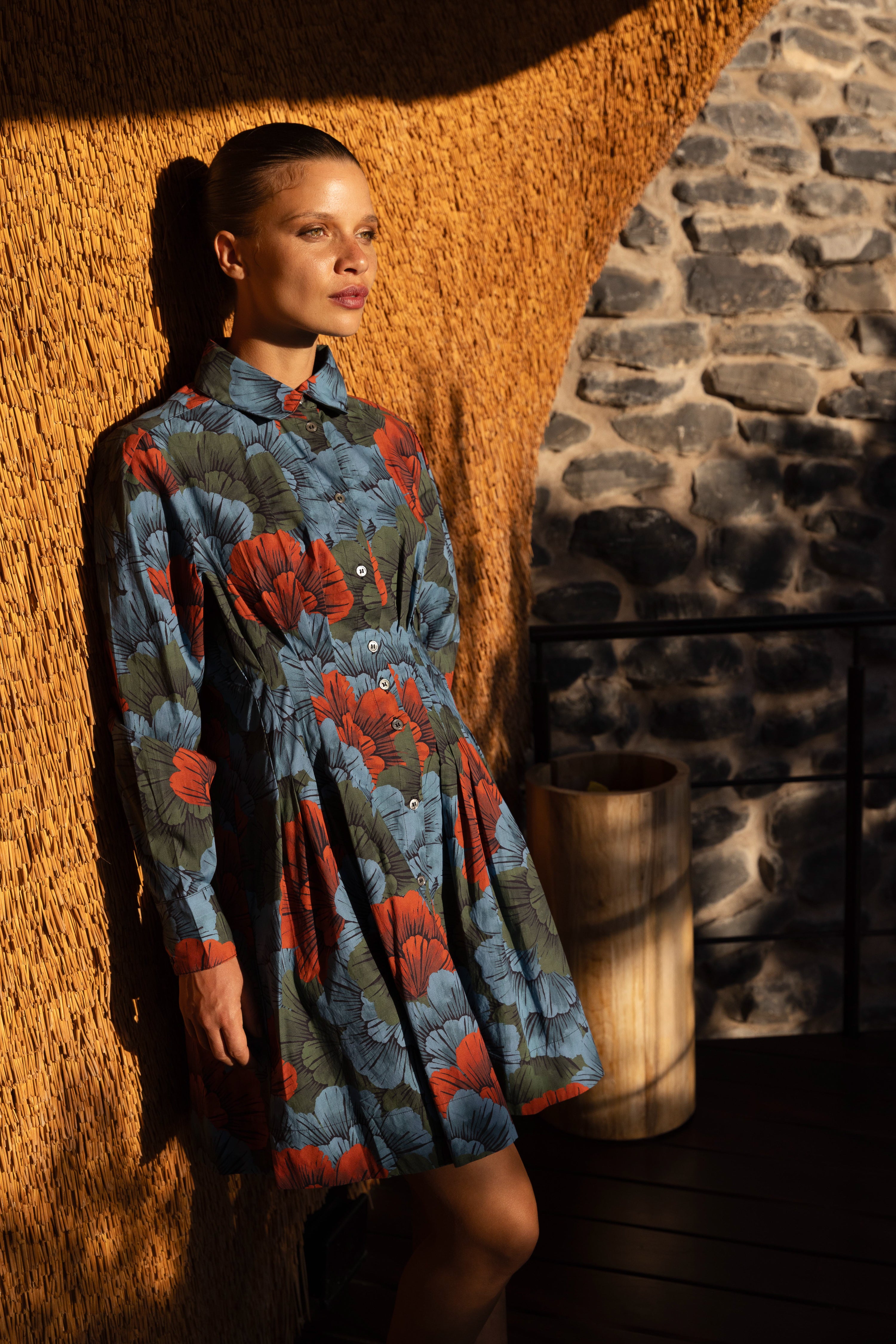 Elizabeth Dress- Madrid Blue