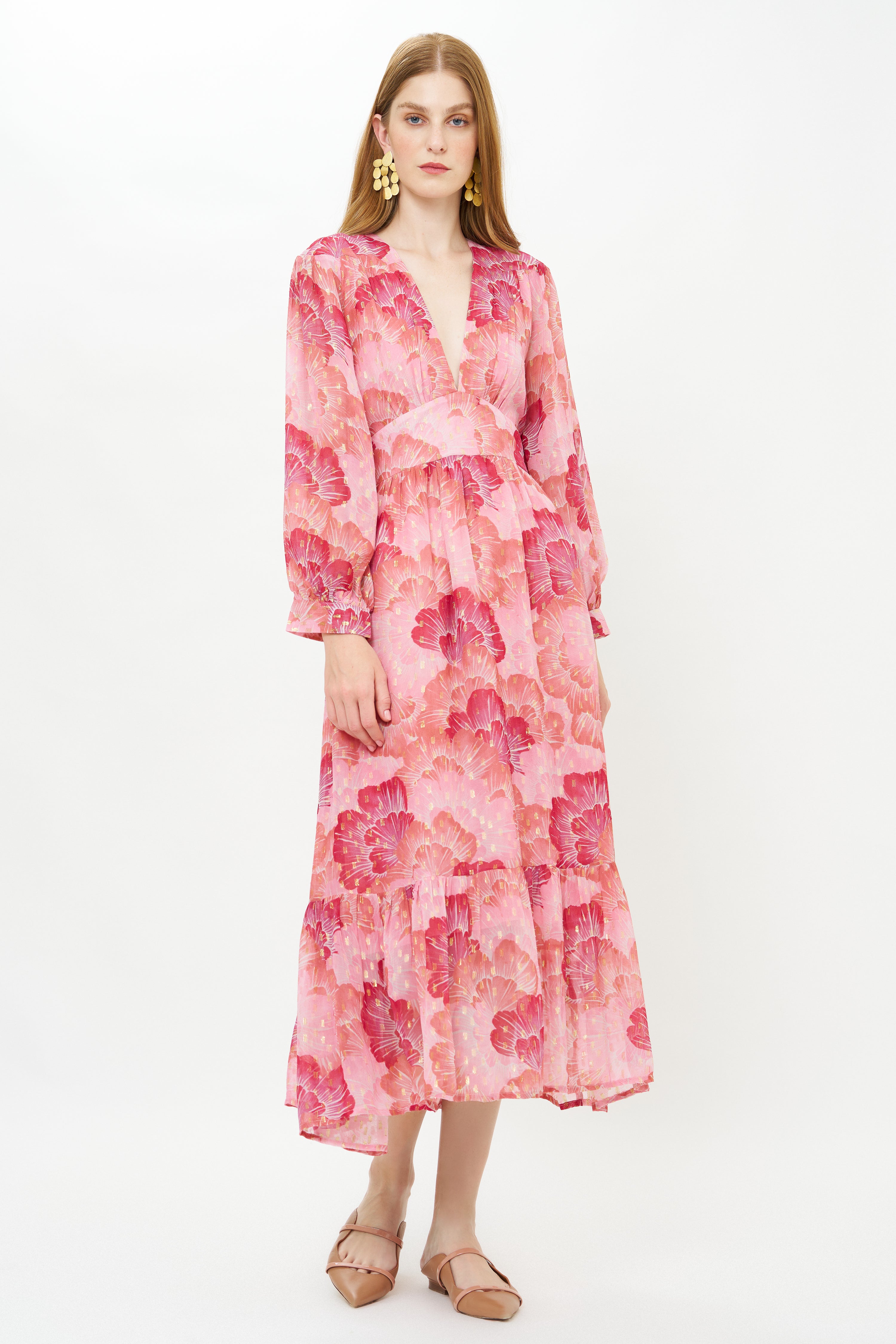 Tie Back Maxi- Madrid Blush