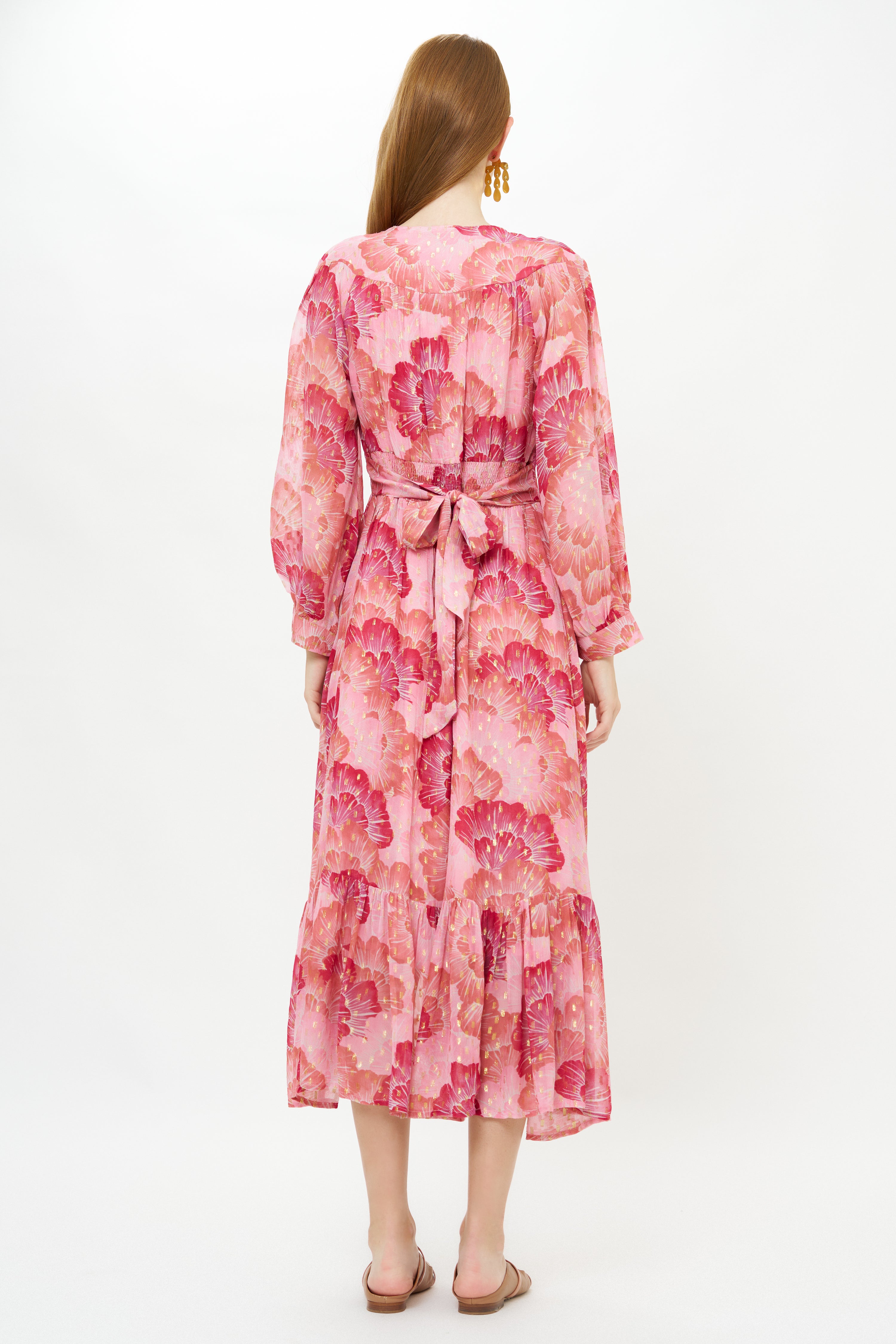 Tie Back Maxi- Madrid Blush