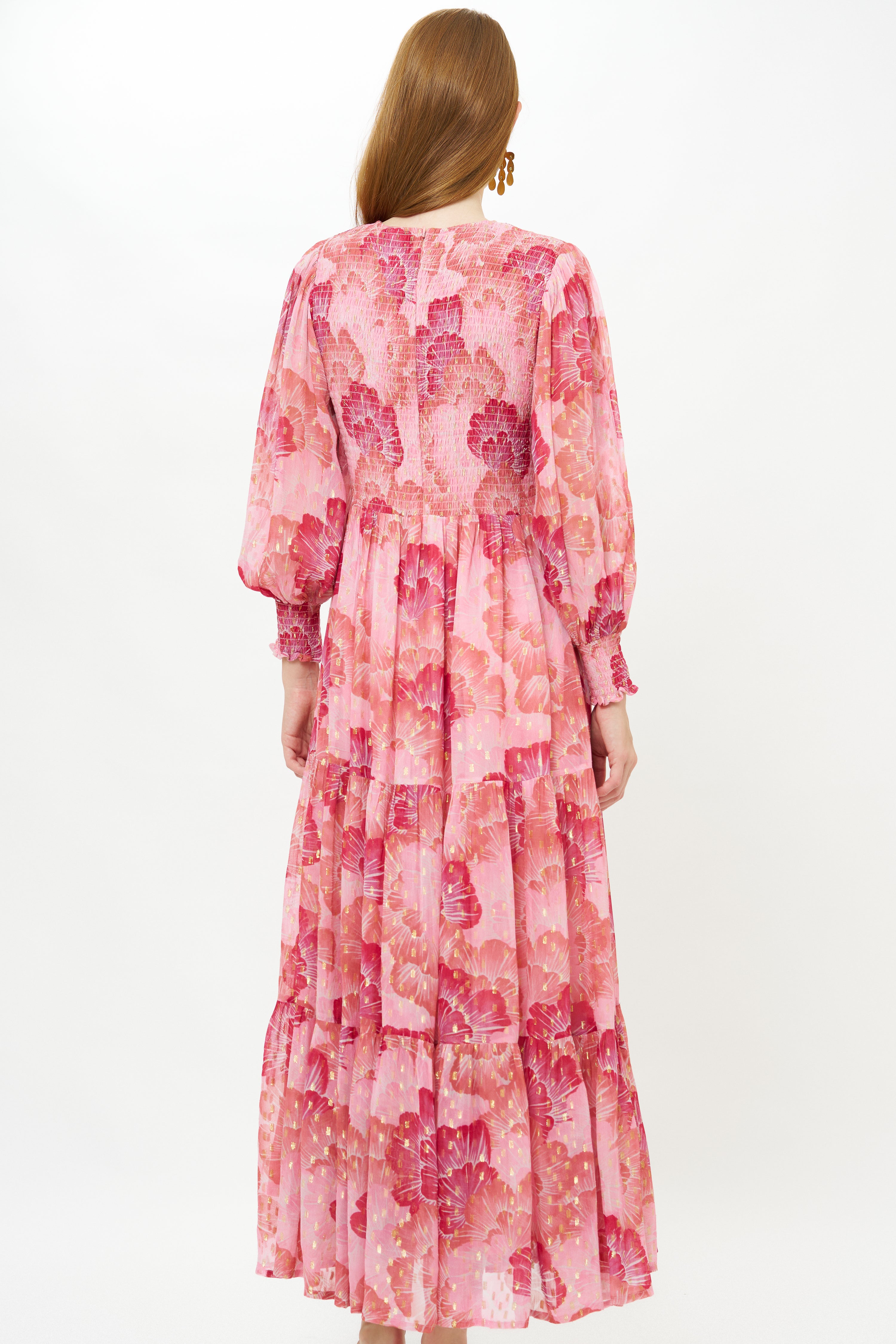 Smocked Top Maxi- Madrid Blush