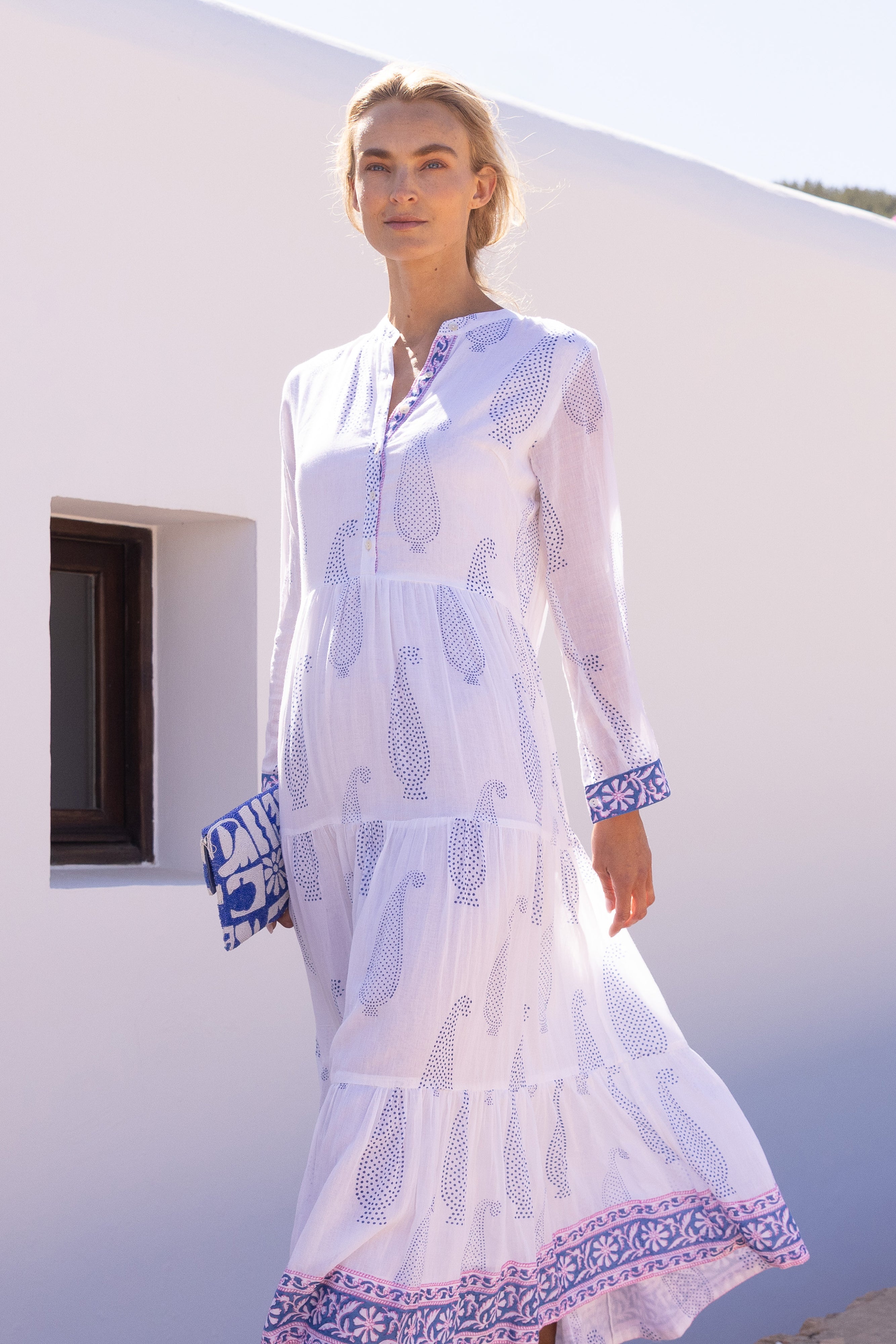 Mandarin Maxi- Aptos Blue