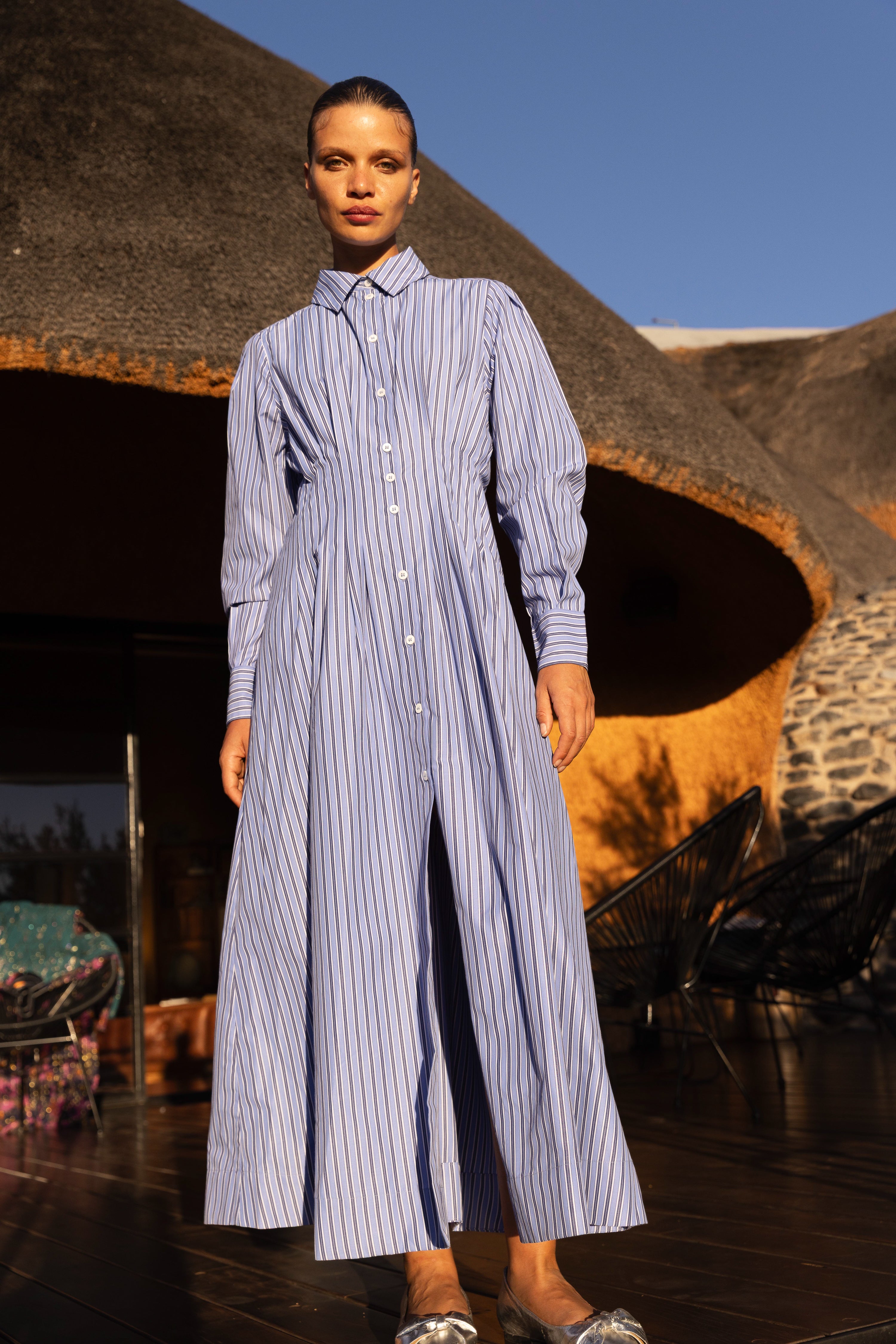 Elizabeth Maxi- Merrill Blue