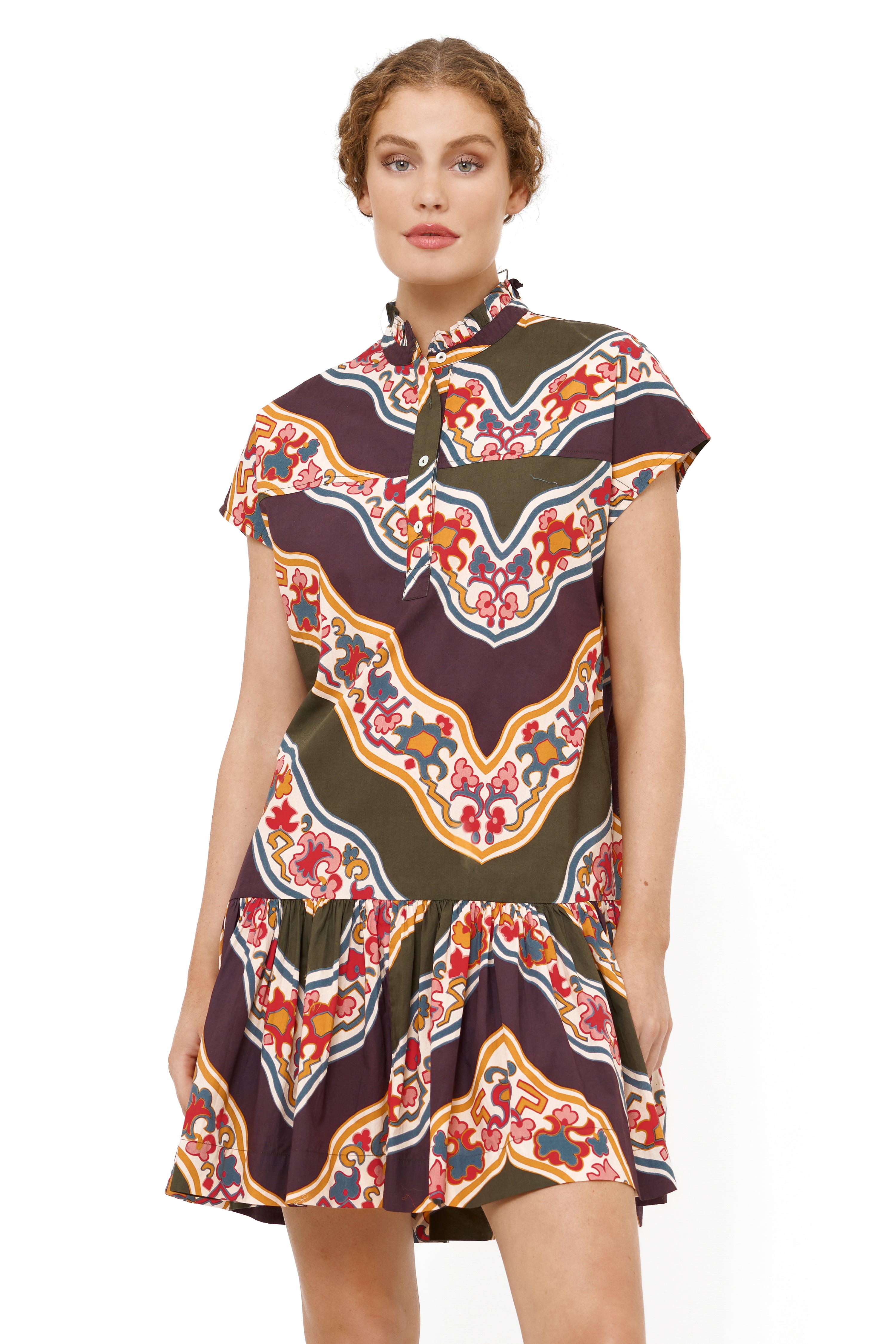 Cap Sleeve Mini- Montezuma Green