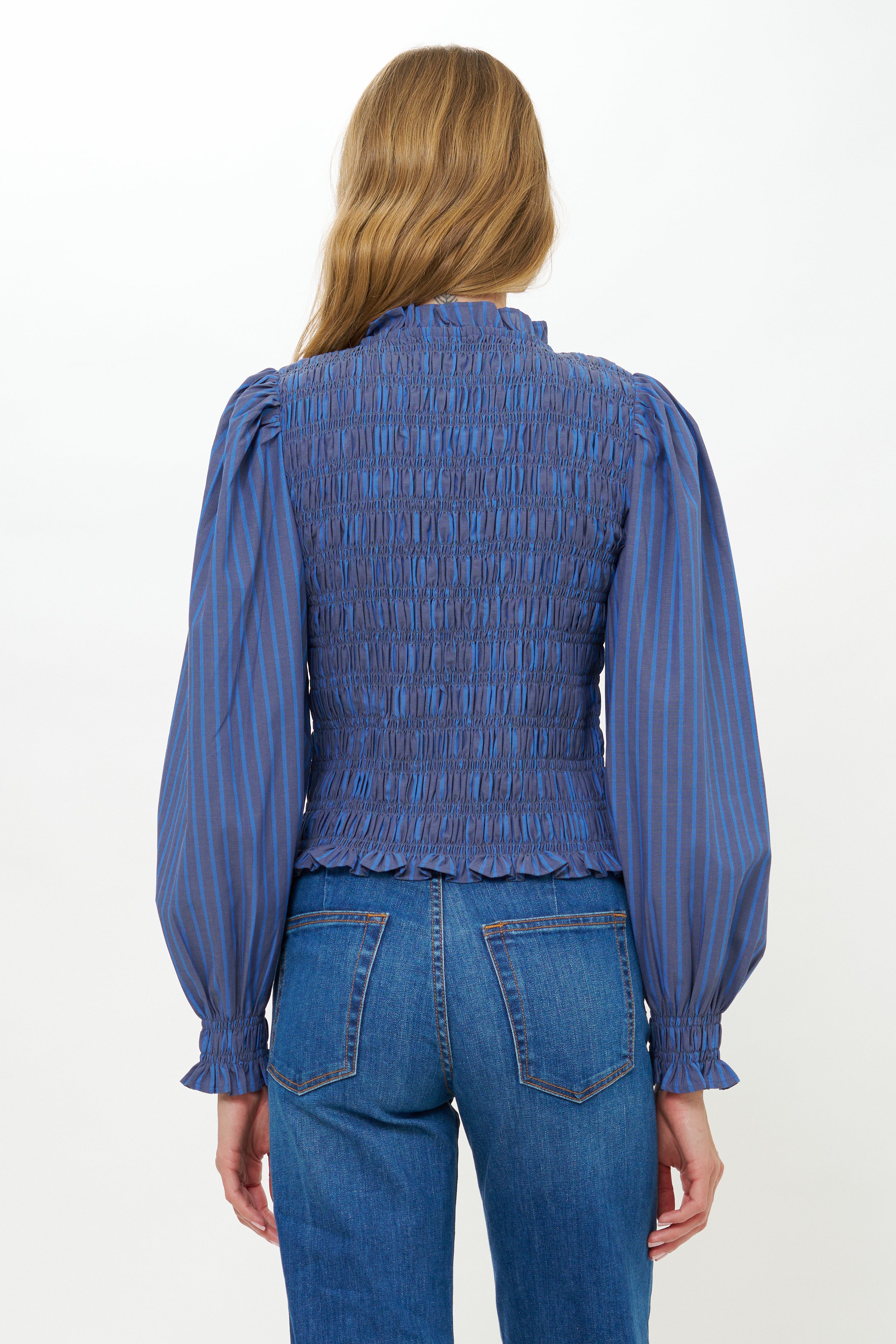 Willow Top- Morgan Blue