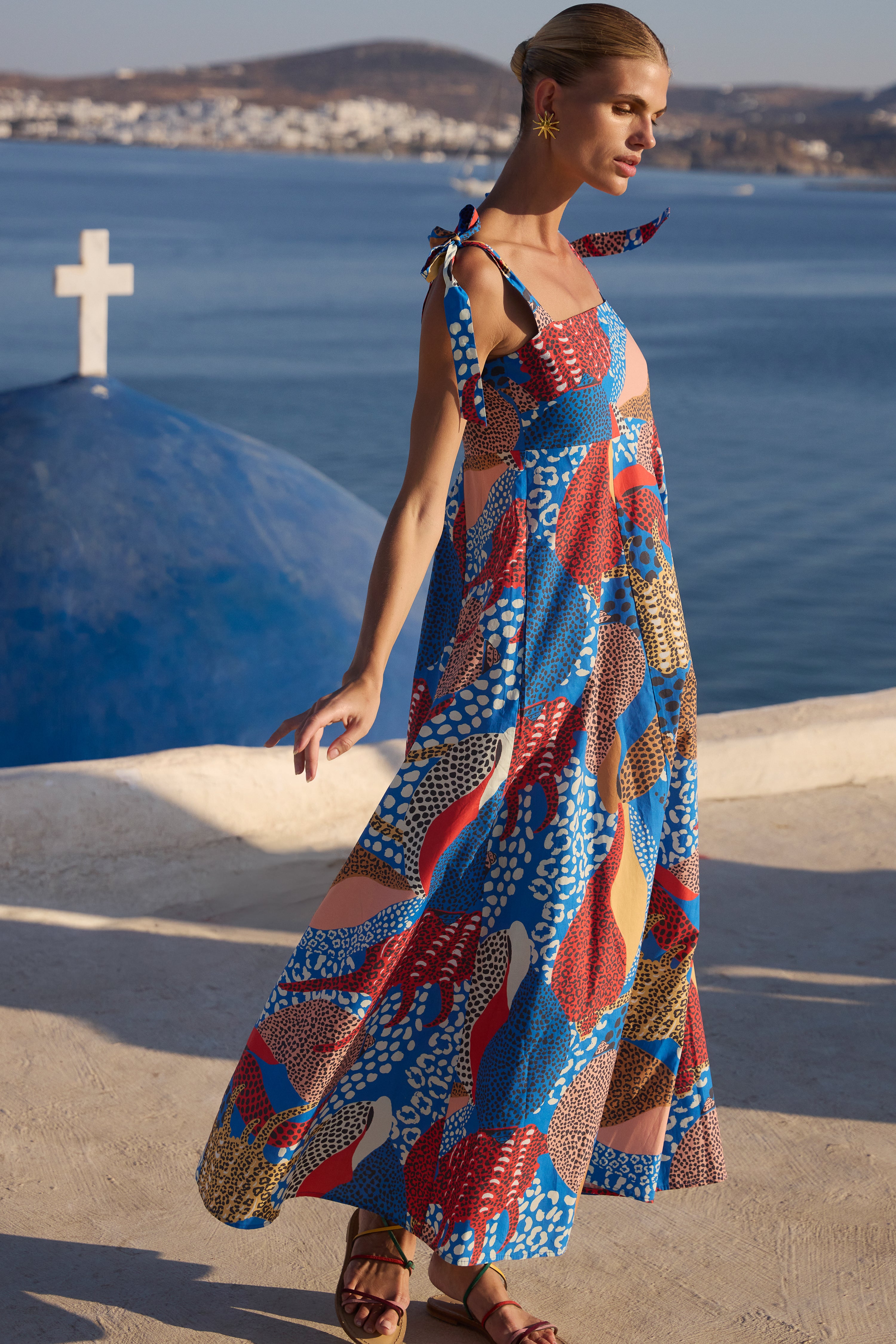 Delilah Dress- Nautilus Blue