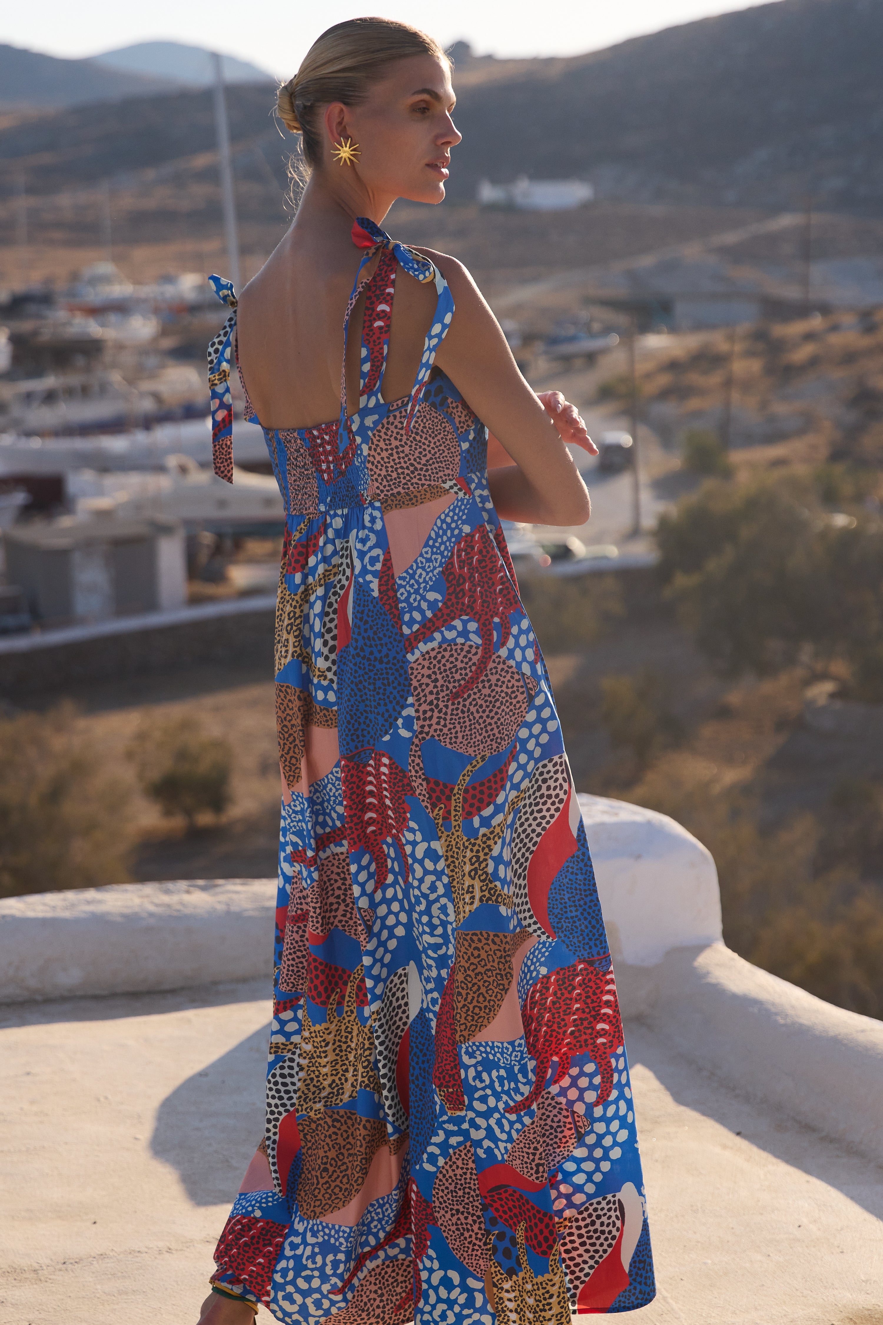 Delilah Dress- Nautilus Blue