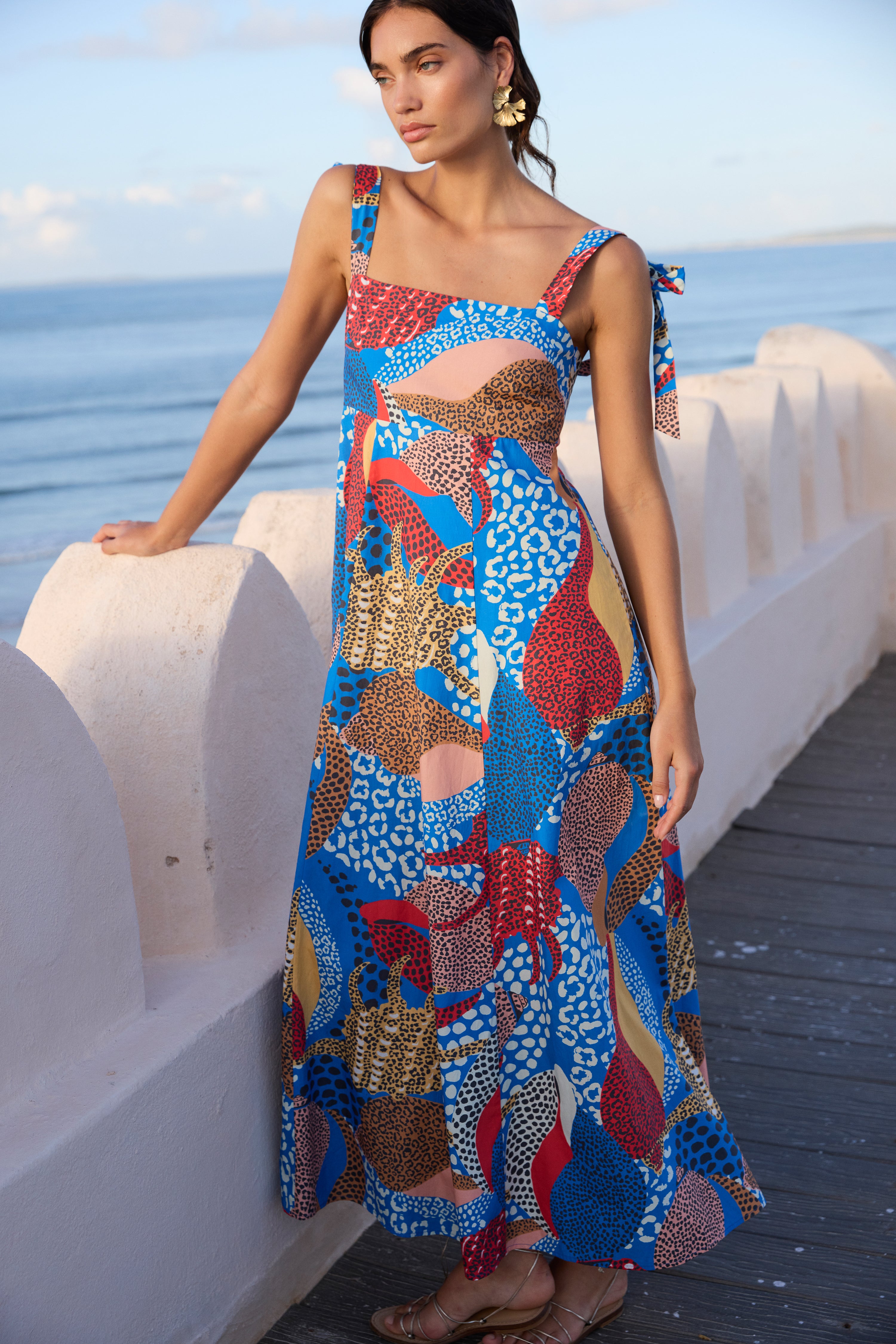 Delilah Dress- Nautilus Blue