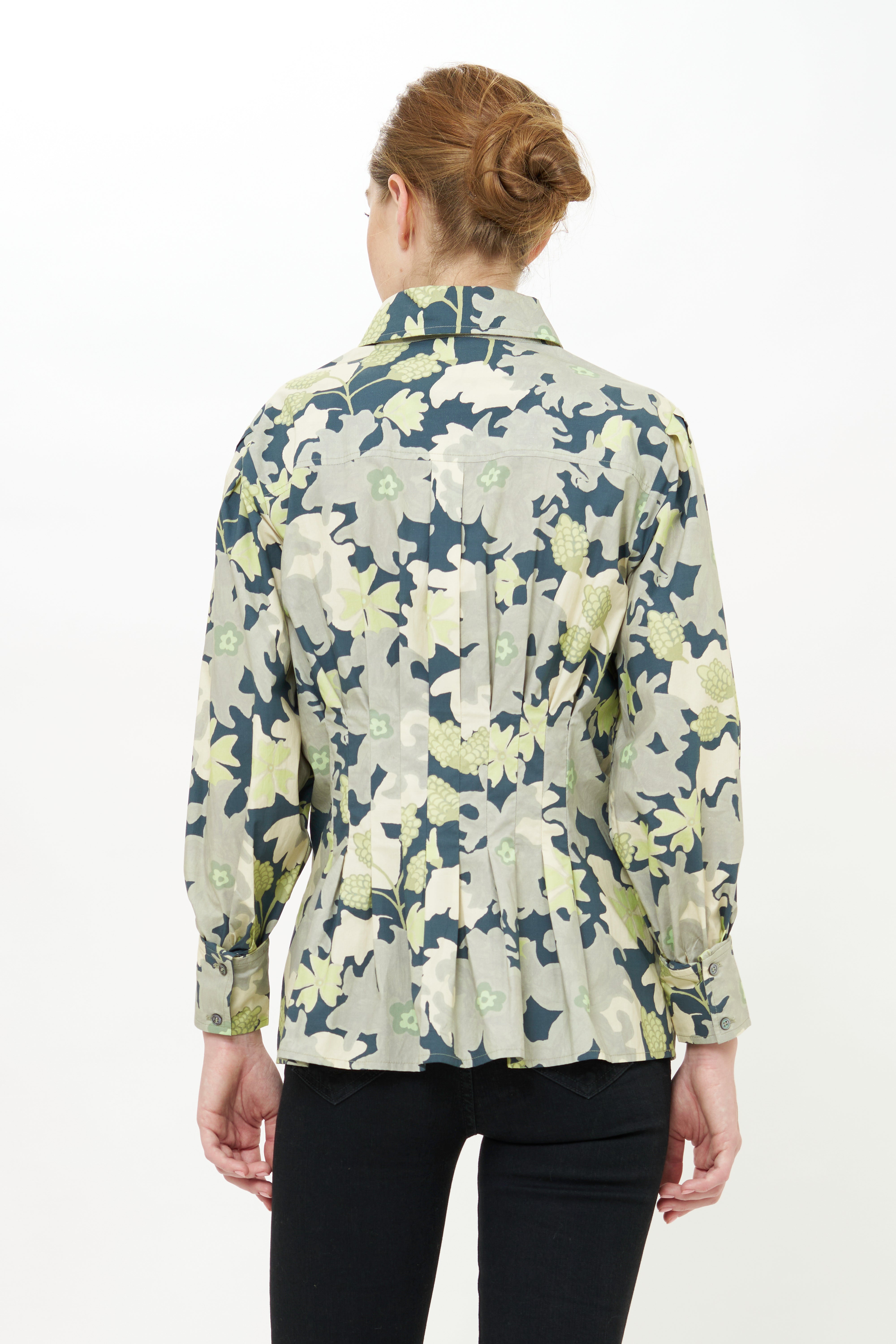 Elizabeth Top- Suzani Charcoal