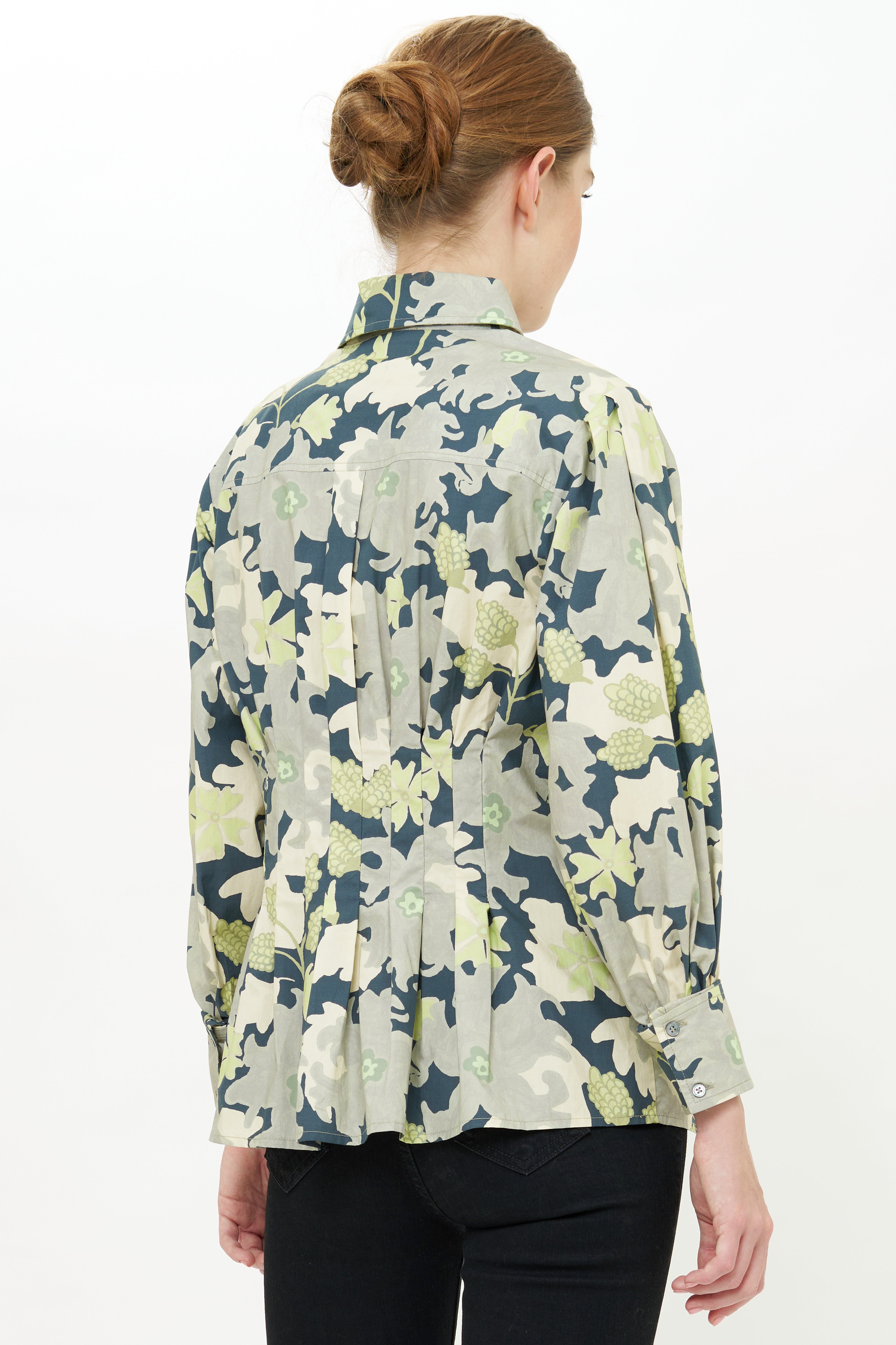 Elizabeth Top- Suzani Charcoal