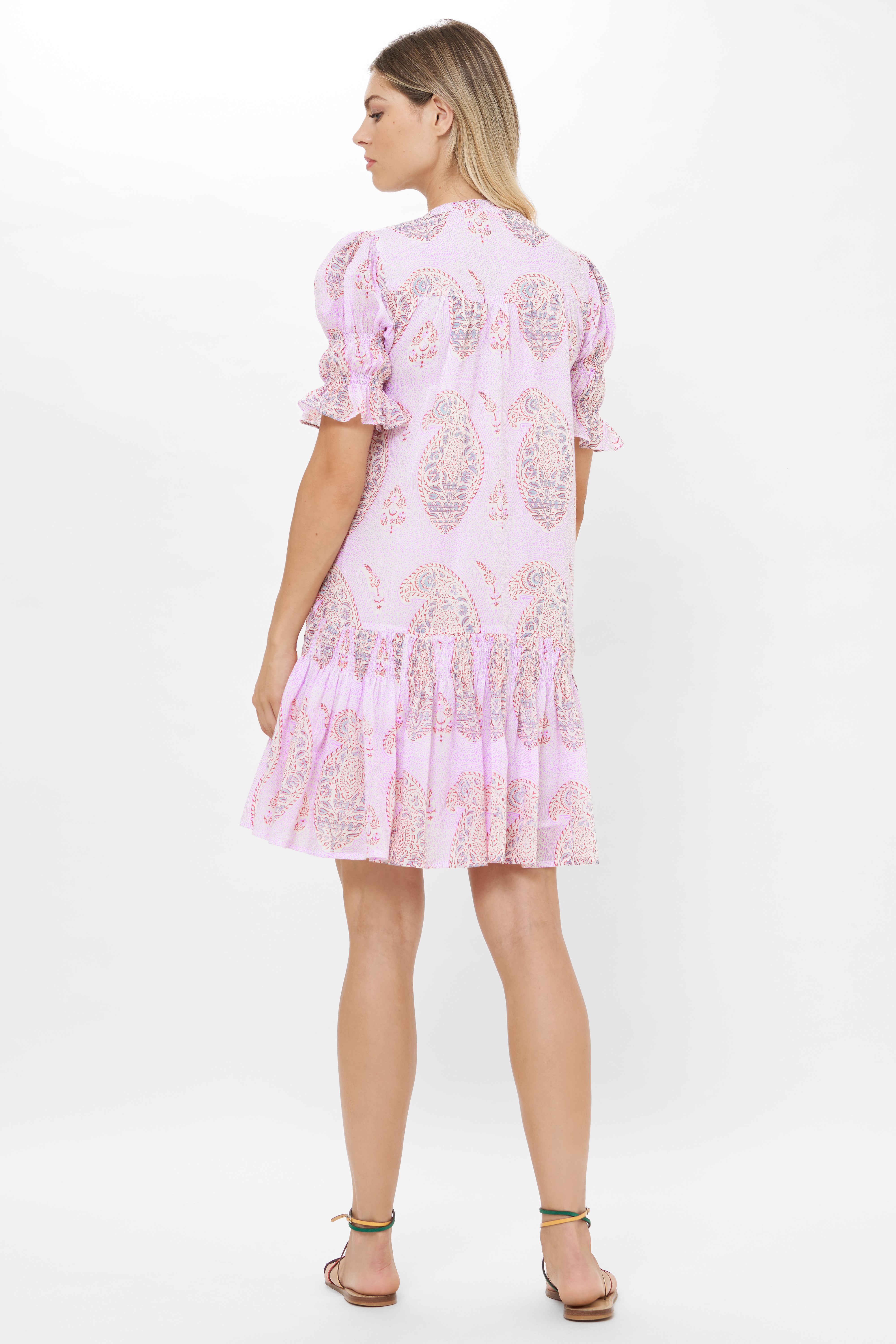 Smocked Drop Mini- Samode Lilac