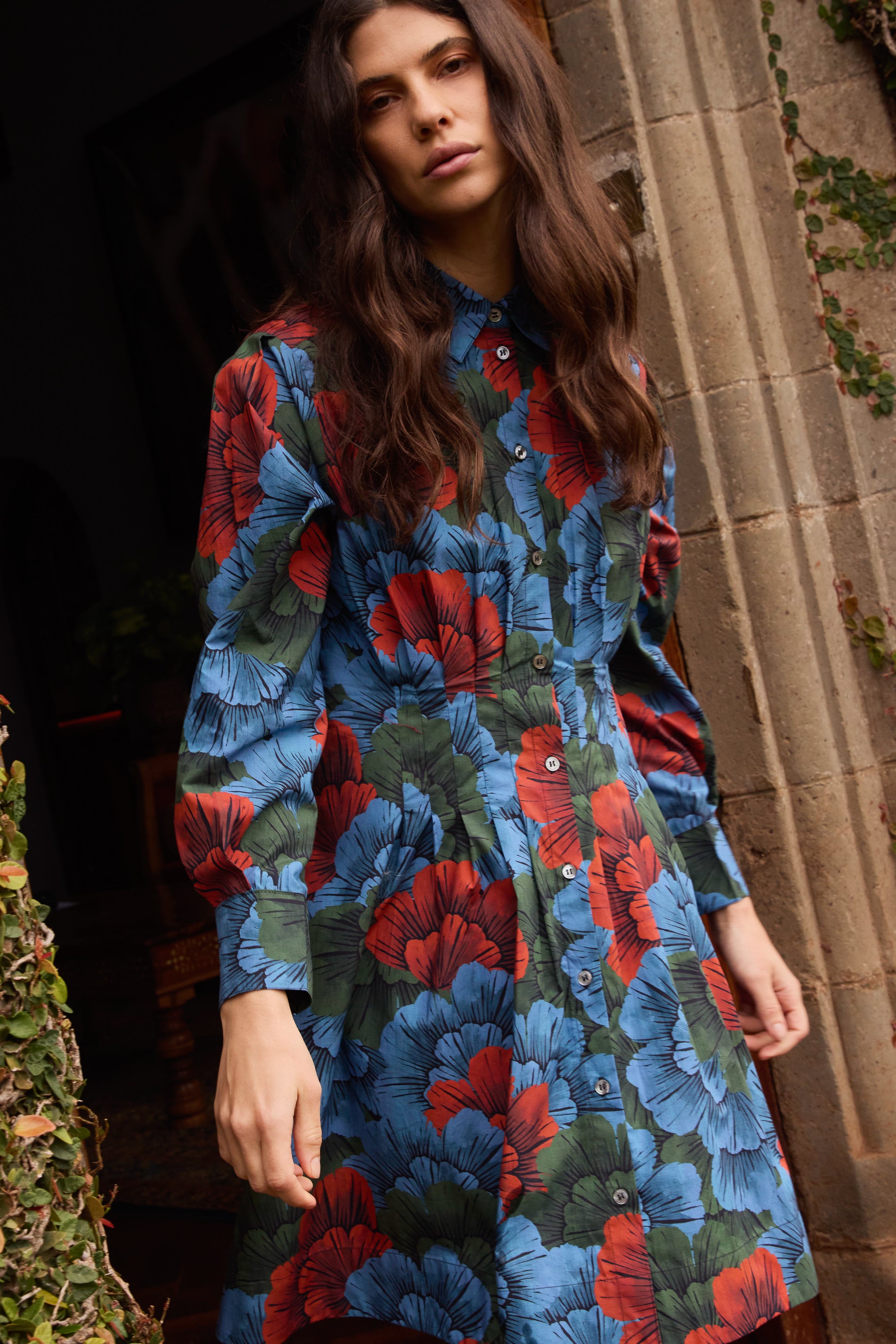 Elizabeth Dress- Madrid Blue