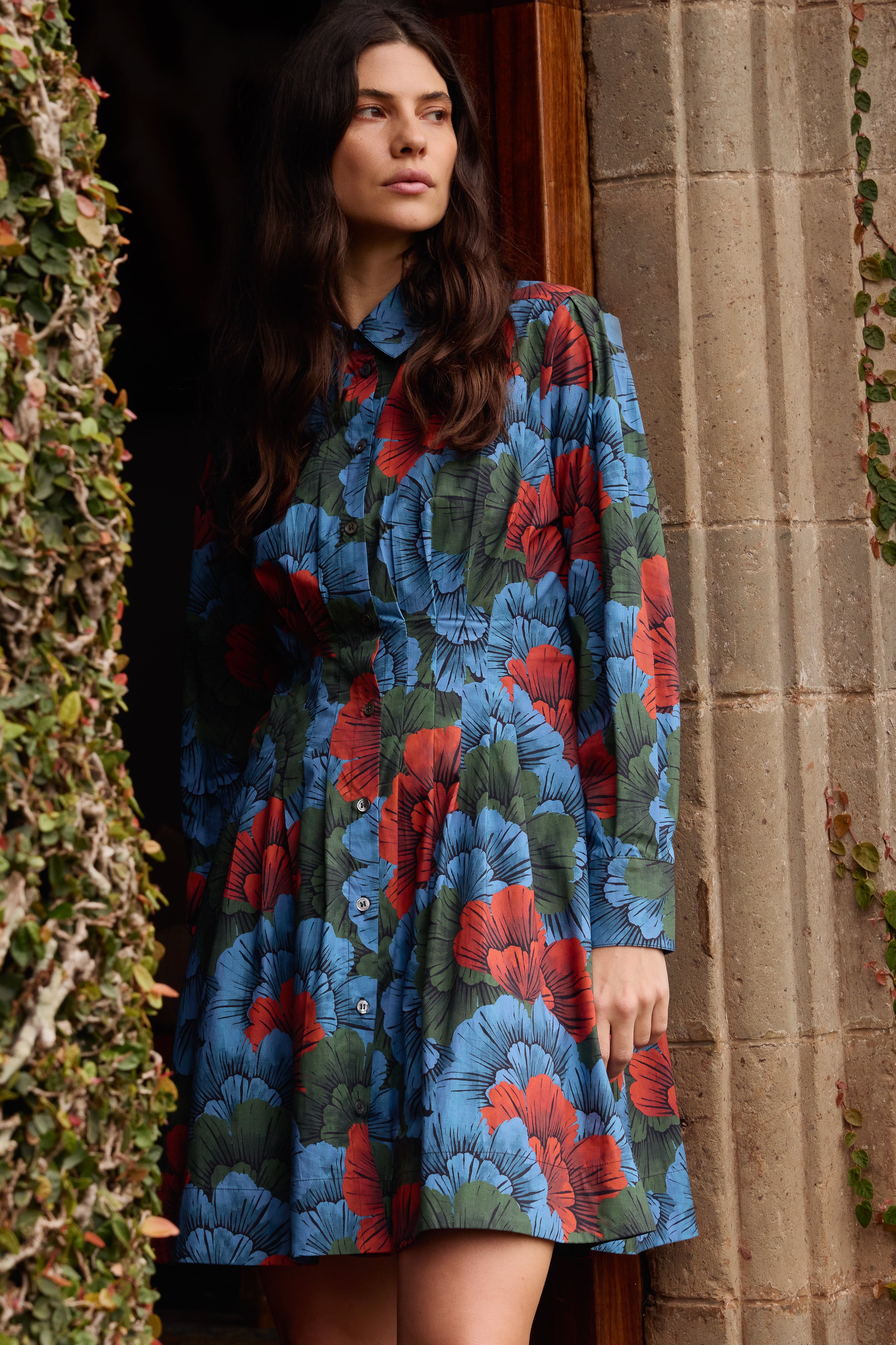 Elizabeth Dress- Madrid Blue