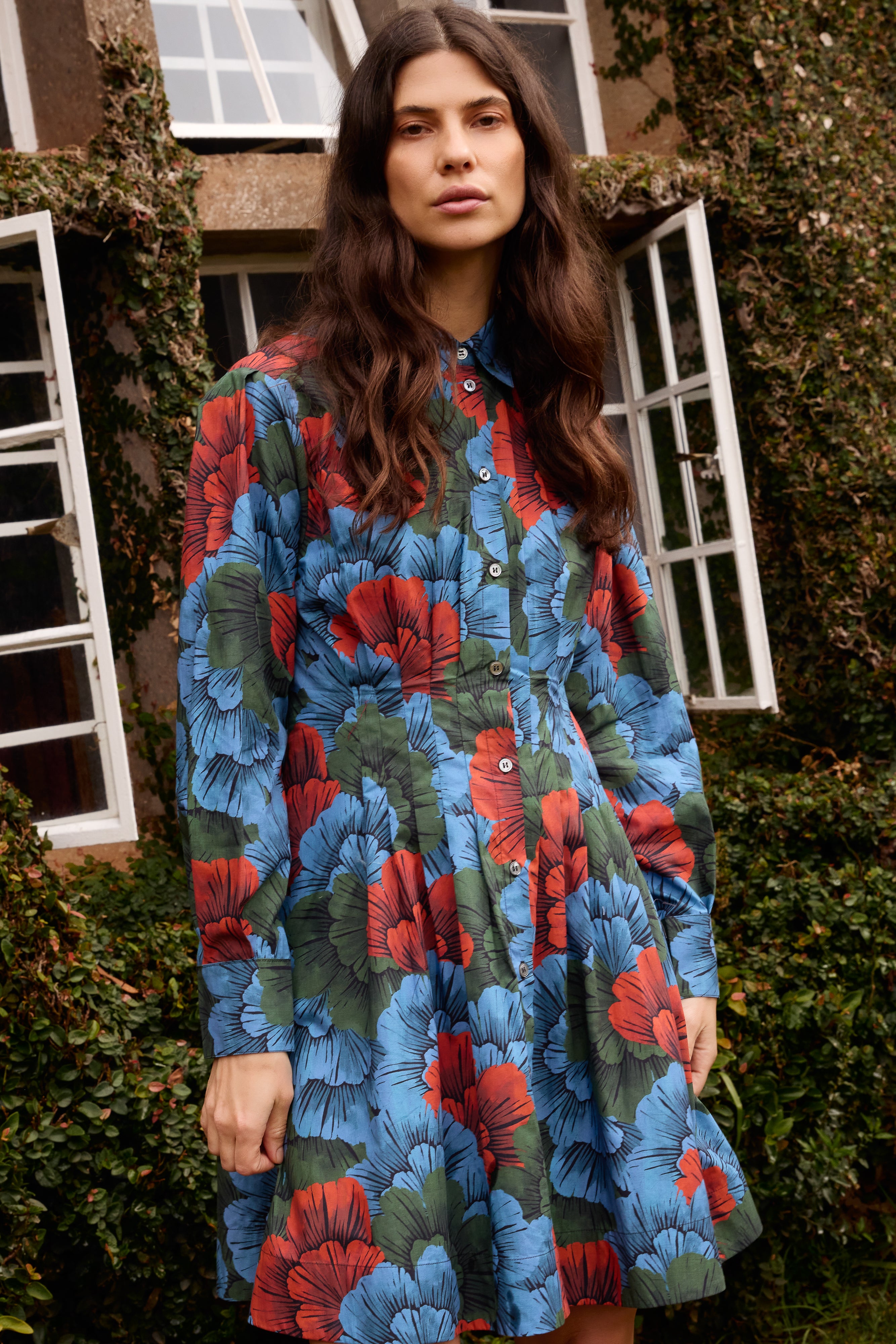 Elizabeth Dress- Madrid Blue