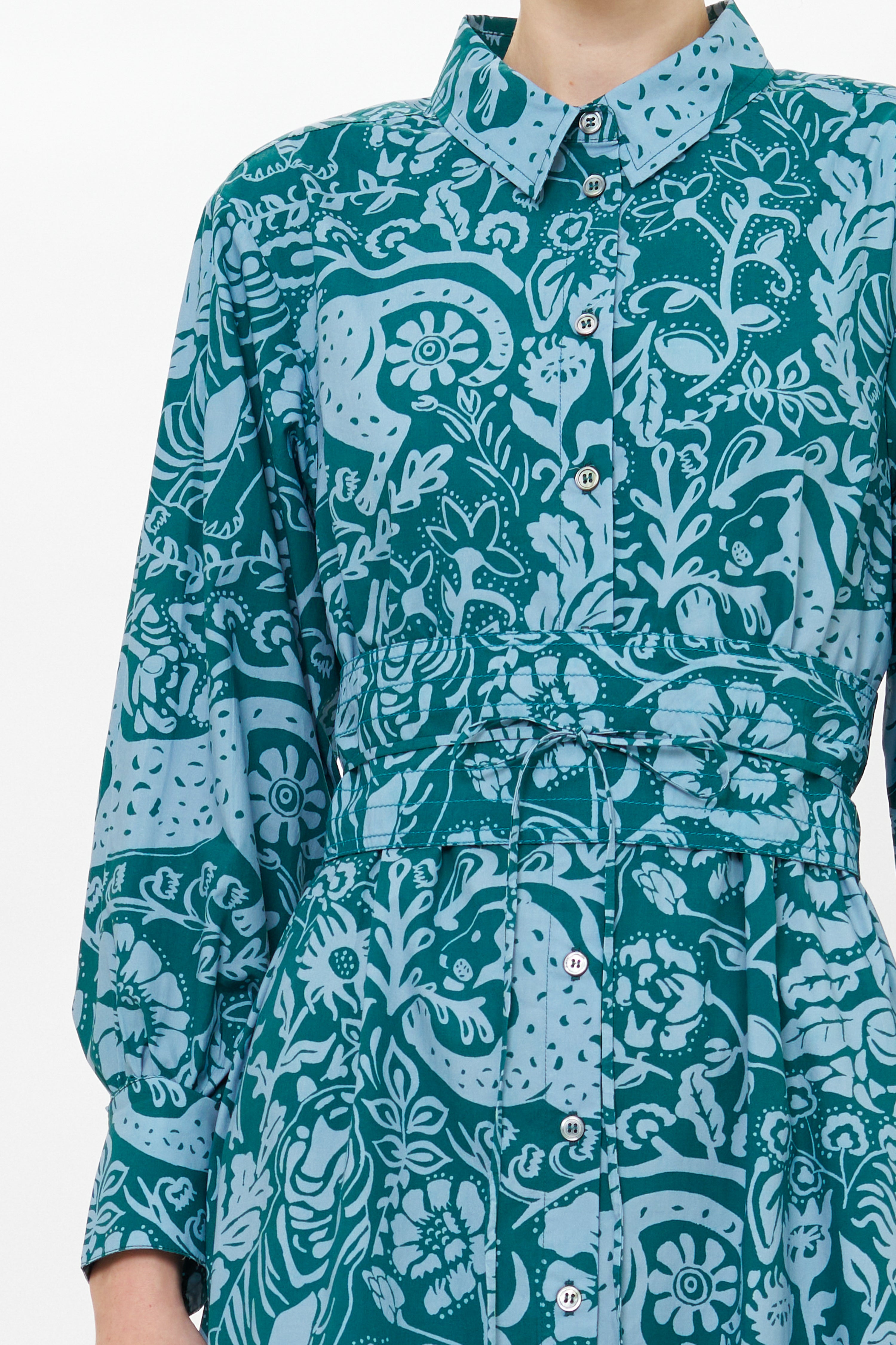 Ana Dress- Singita Green