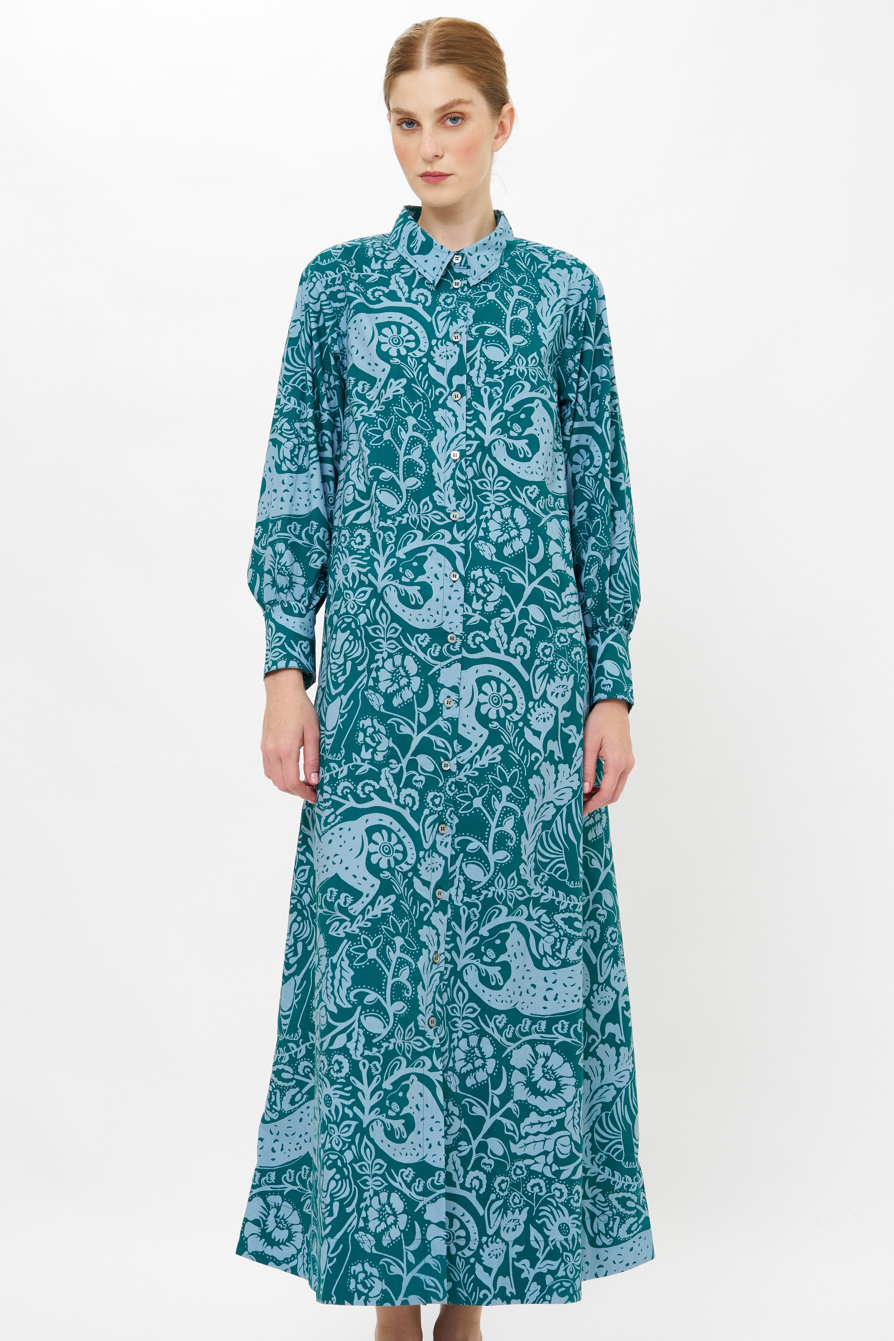 Ana Dress- Singita Green