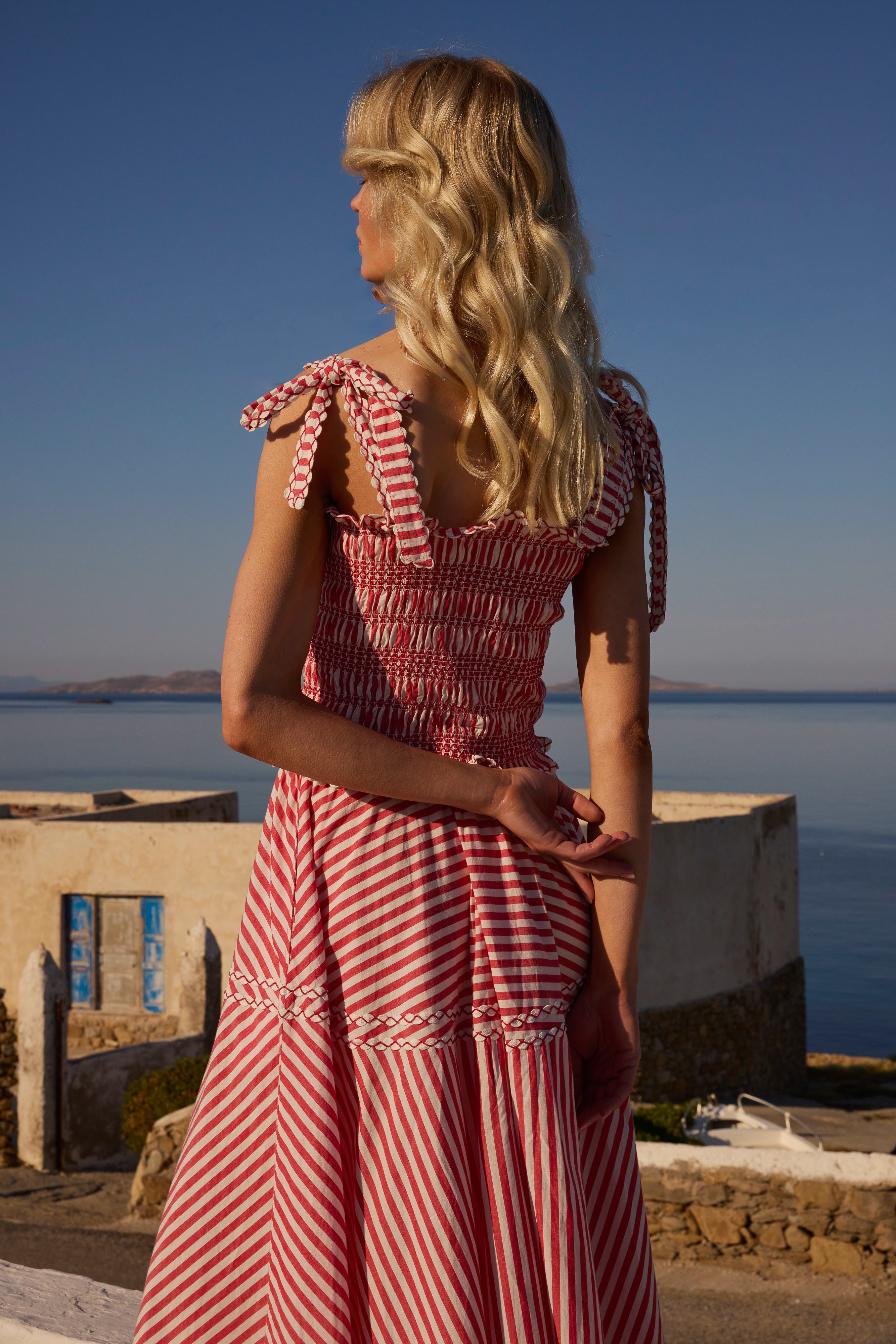 Olivia Skirt- Sconset Red