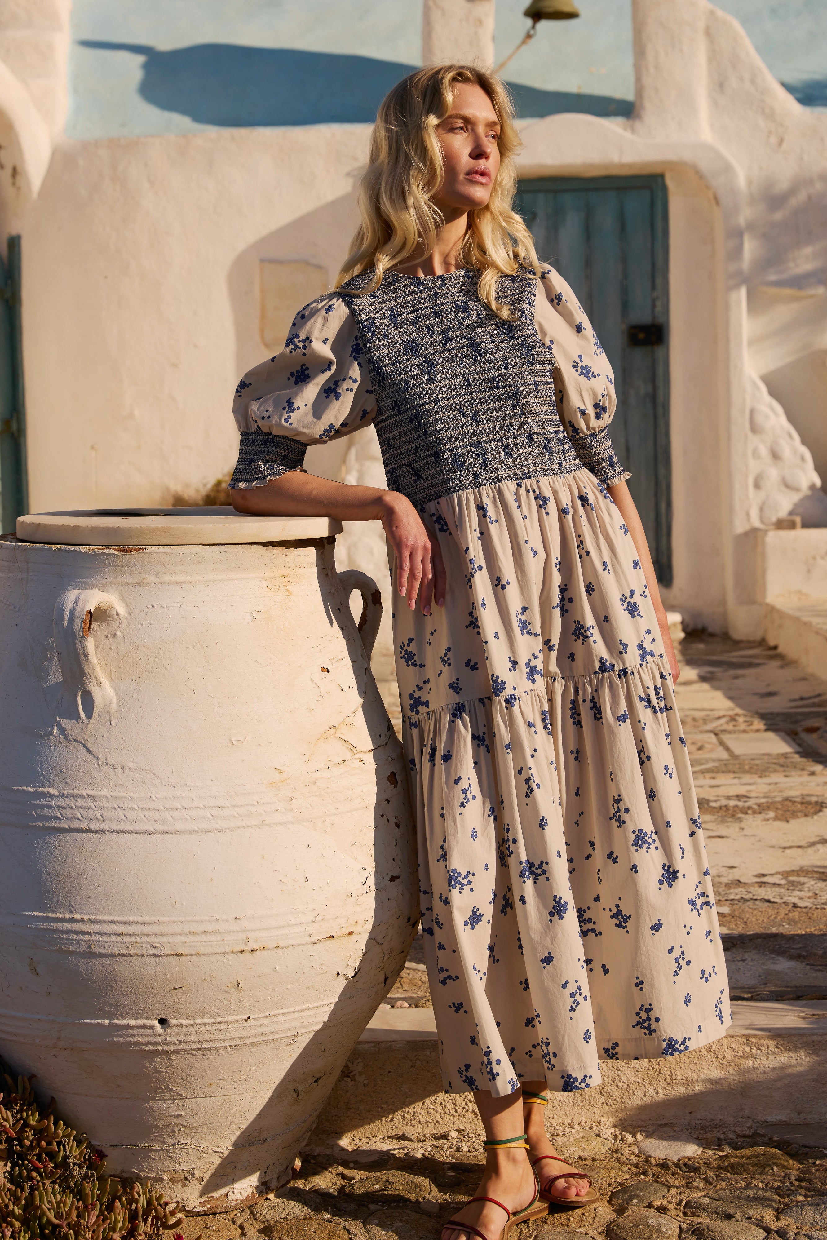 Quinn Dress- Alyssum Cream