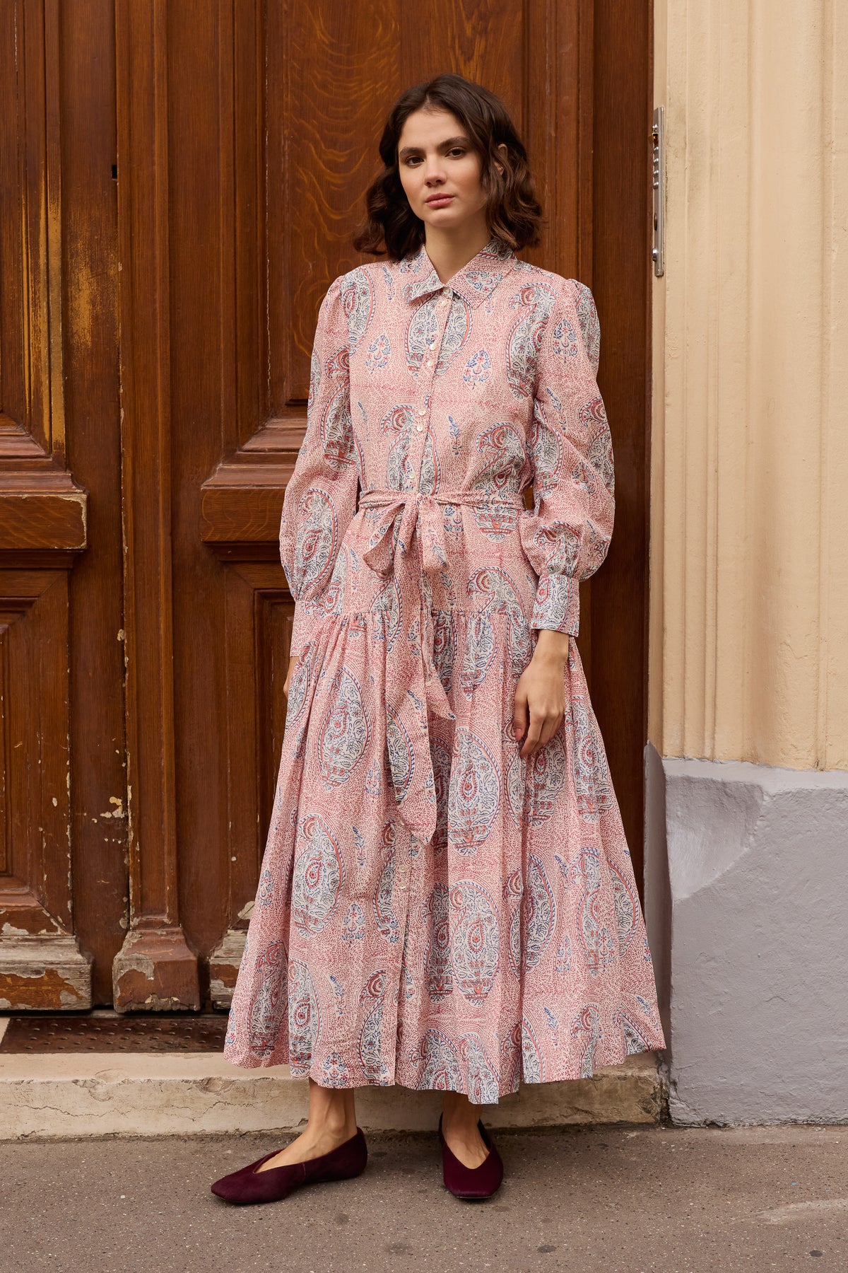 Nora Dress- Samode Wine