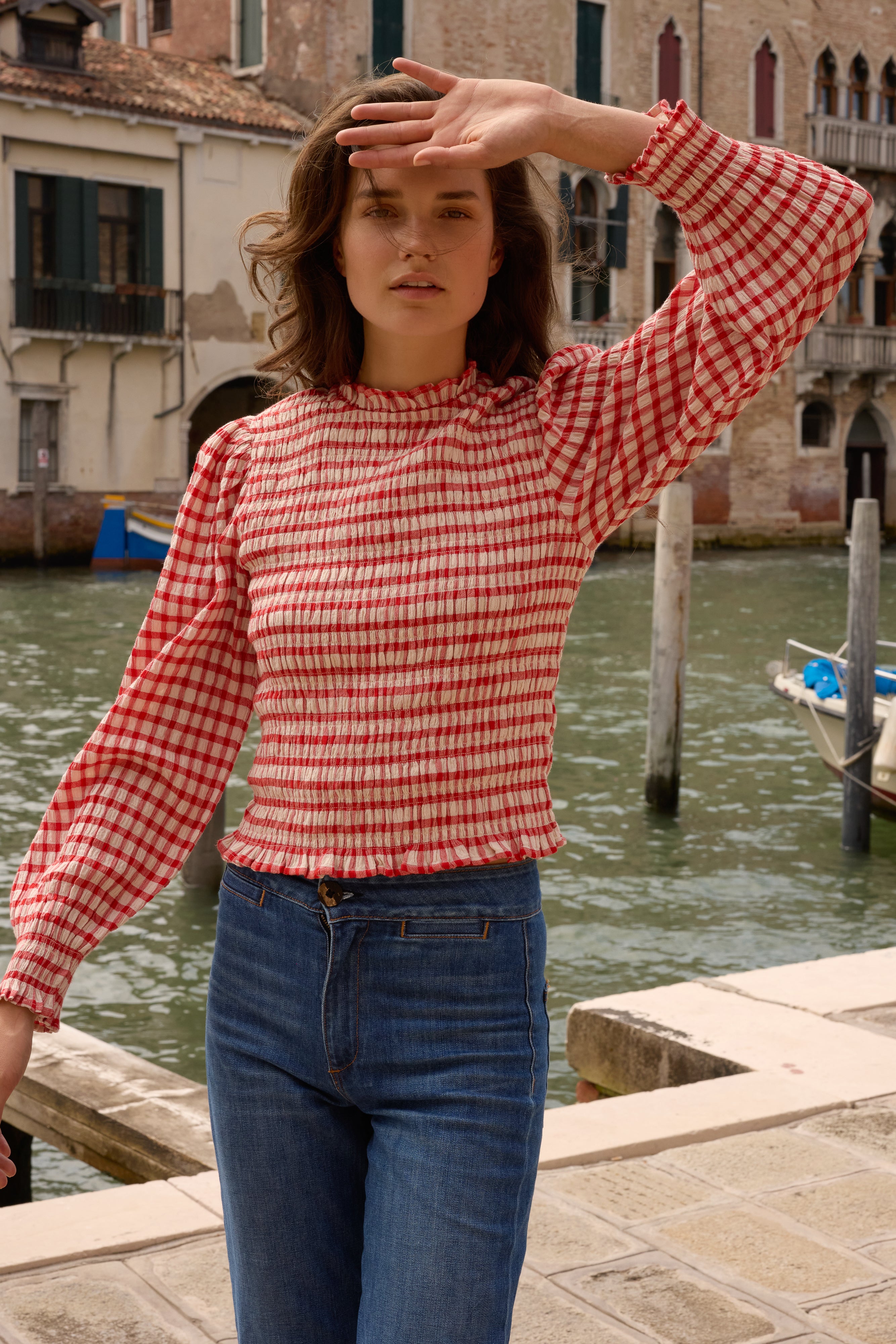Willow Top- Antwerp Red