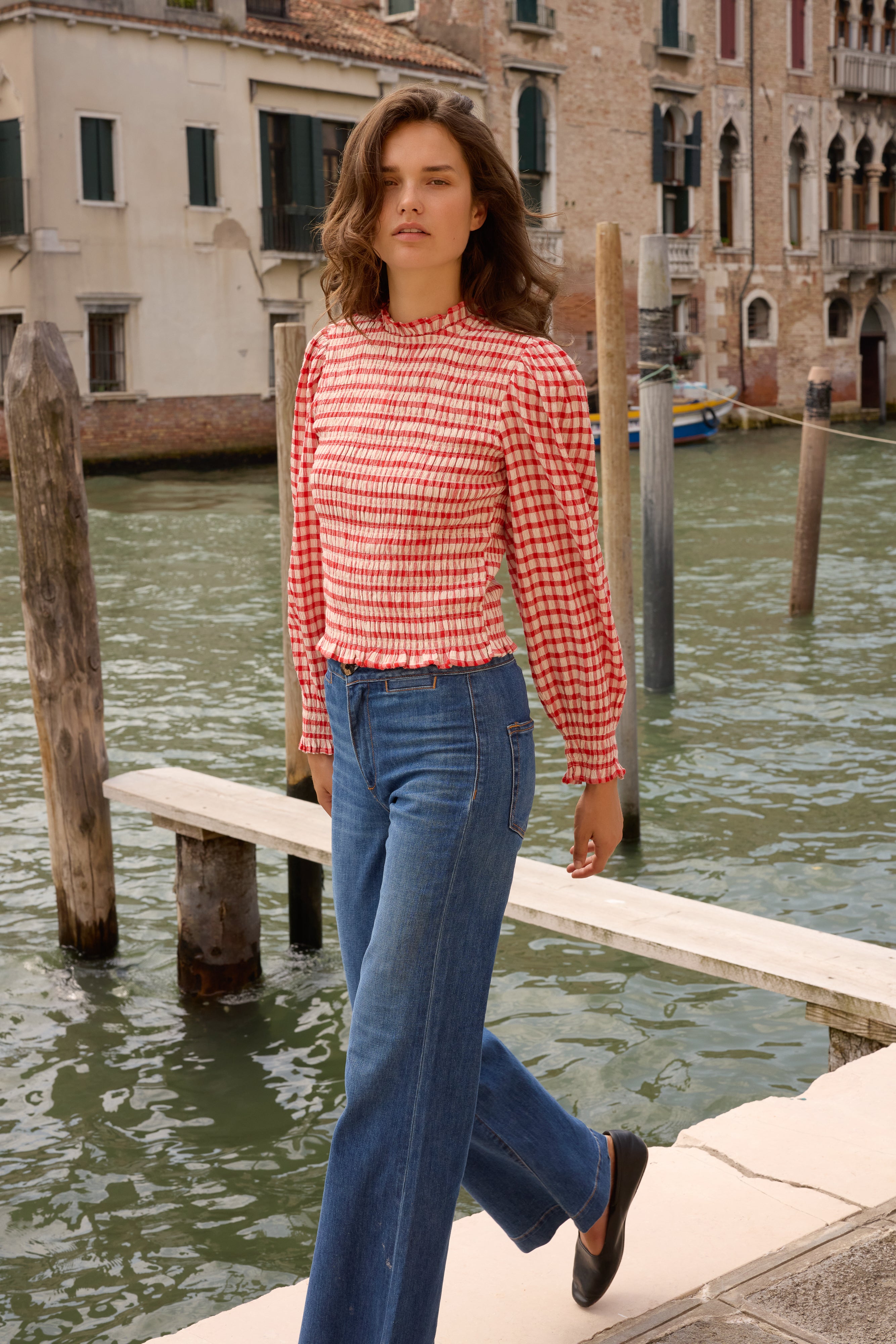 Willow Top- Antwerp Red