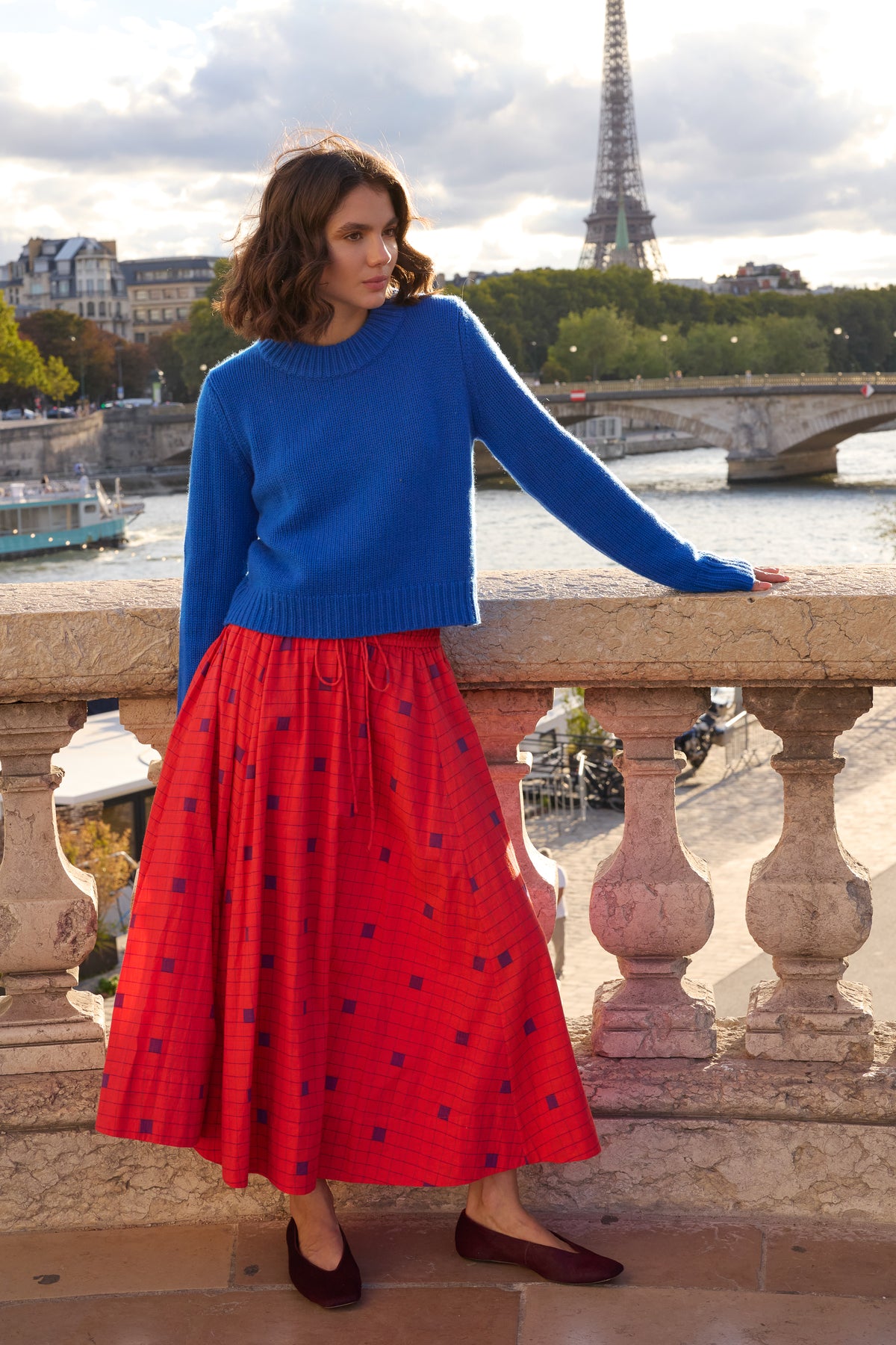 Rina Skirt- Samur Red