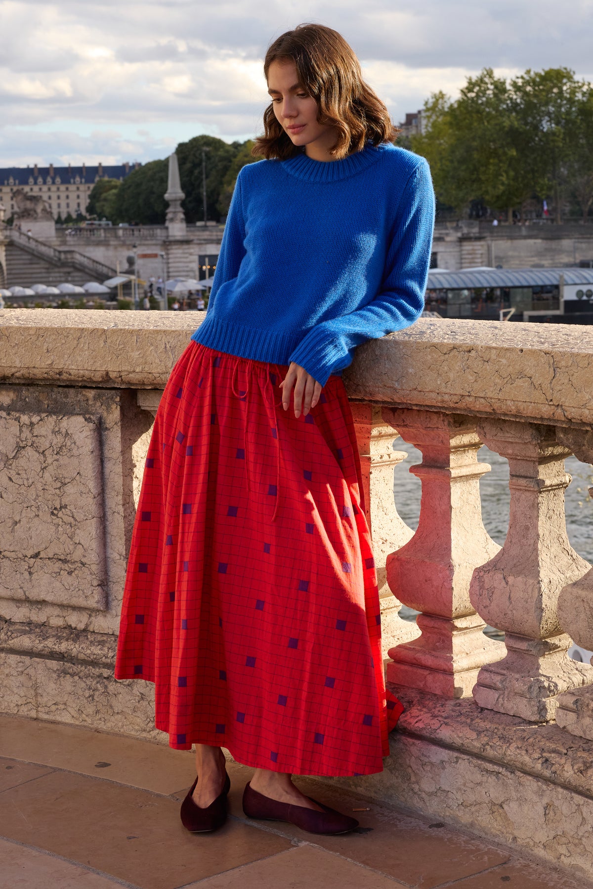 Rina Skirt- Samur Red