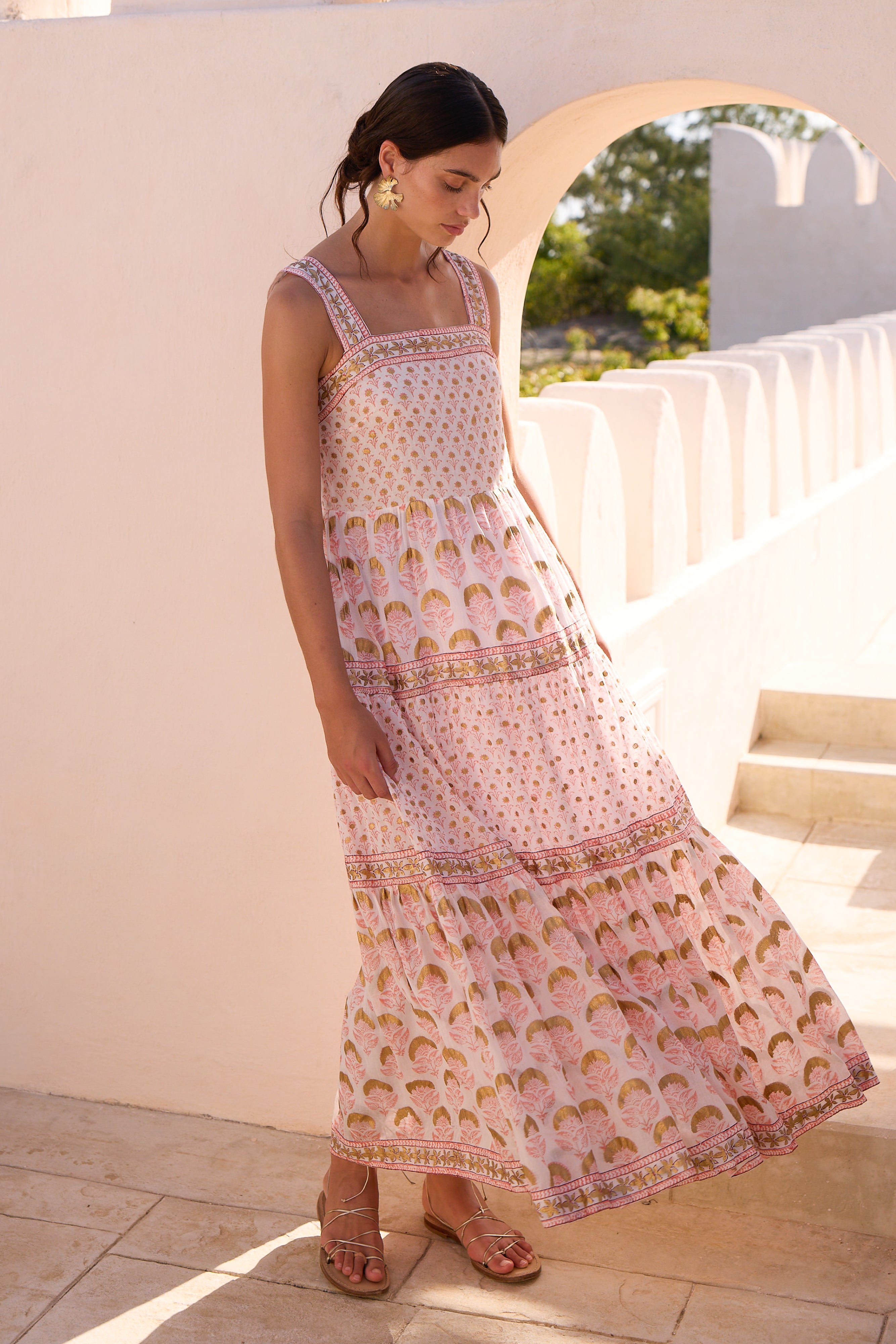 Strappy Maxi- Arbor Coral