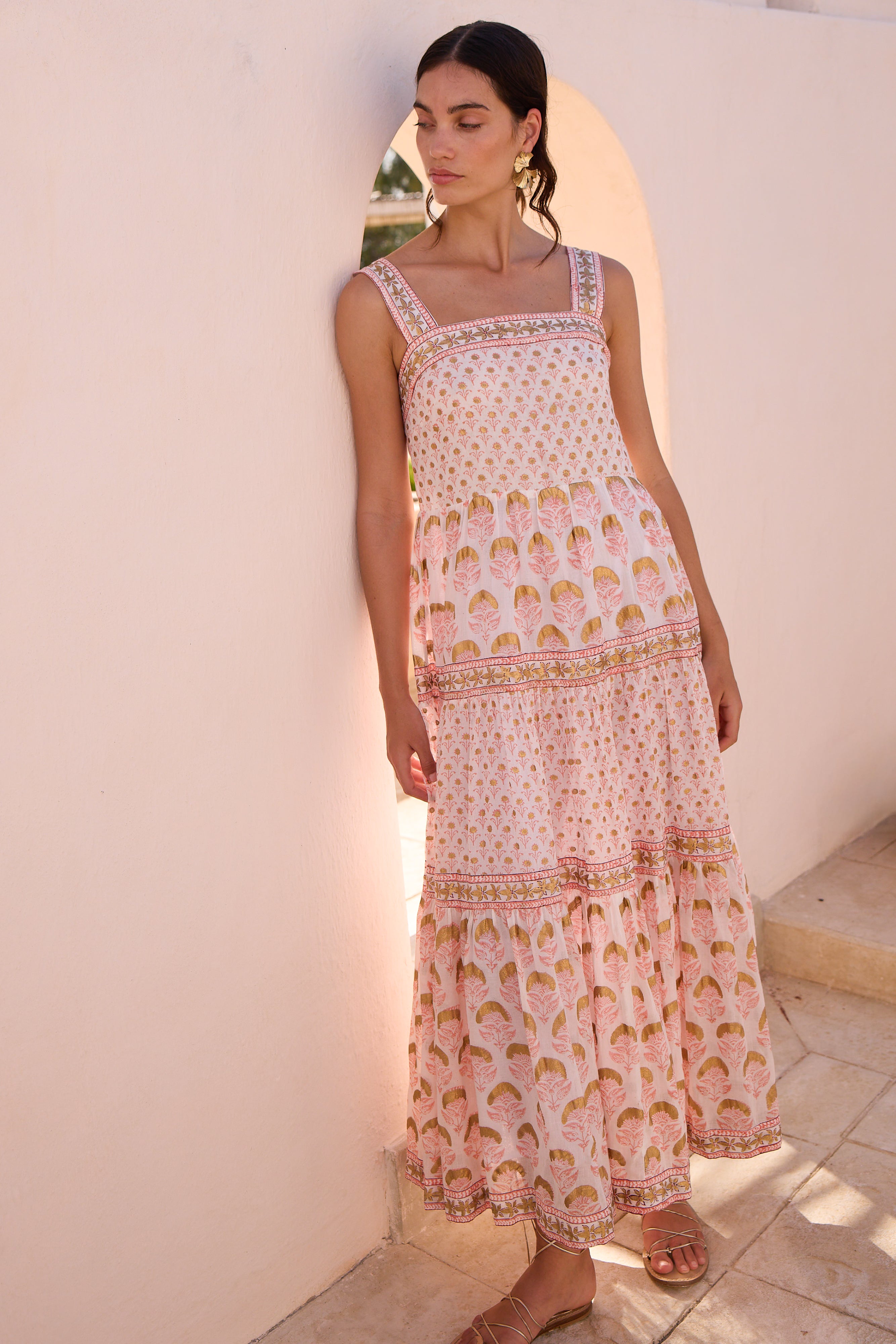 Strappy Maxi- Arbor Coral